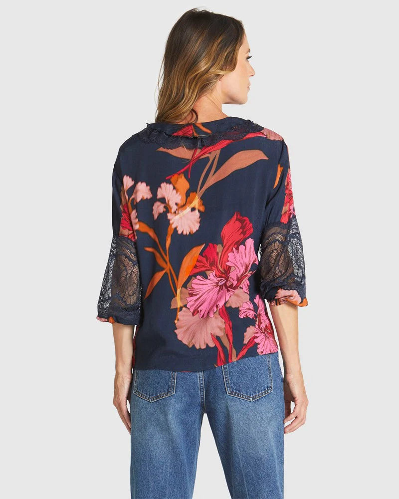 Fate + Becker Captivation Shadow Floral Shirt