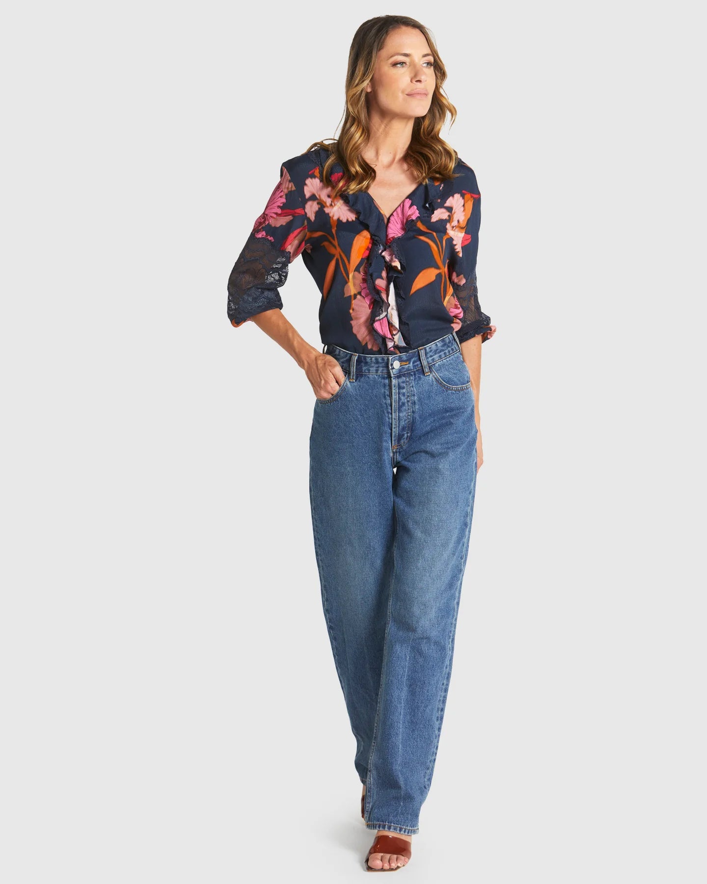 Fate + Becker Captivation Shadow Floral Shirt