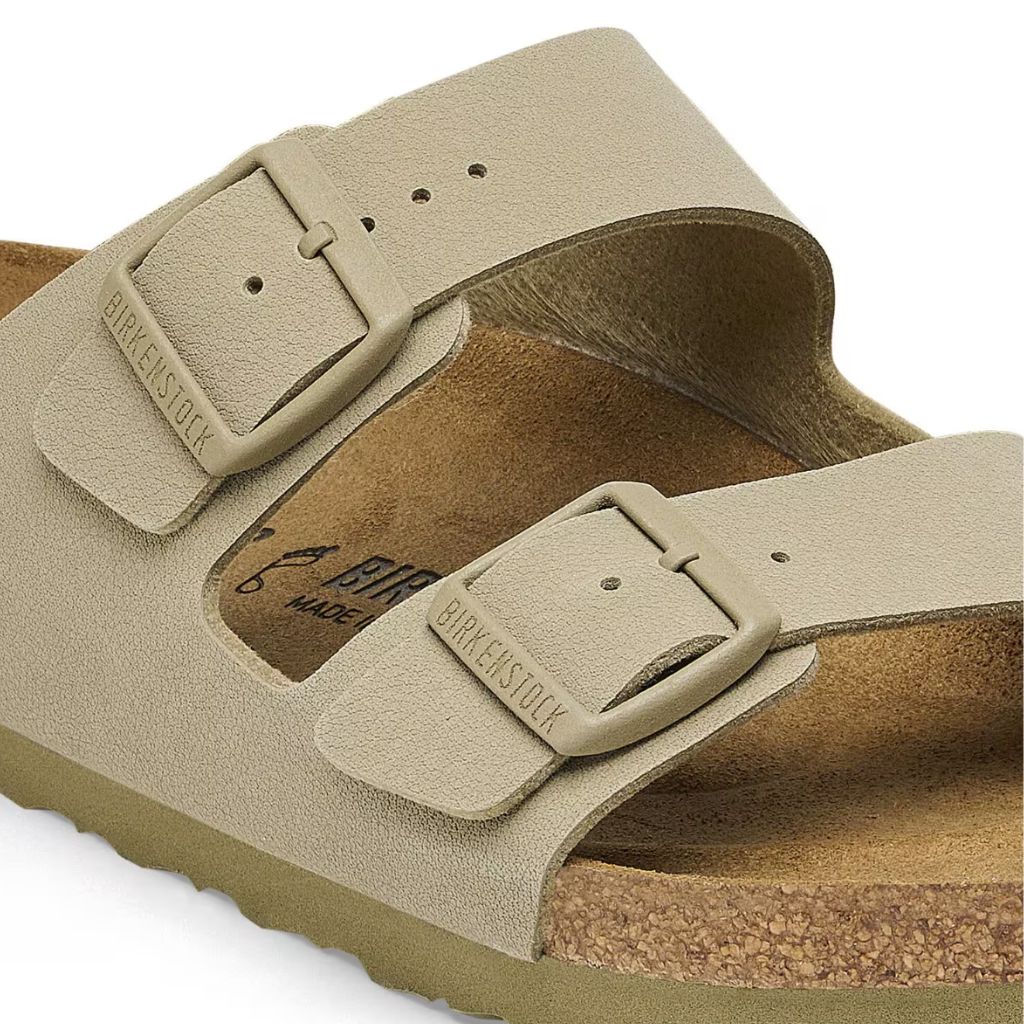 Birkenstock 1027704 Arizona Faded Khaki Birko-Flor Regular