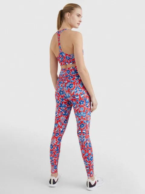 Tommy Hilfiger Mid Intensity Floral Island Print Bra