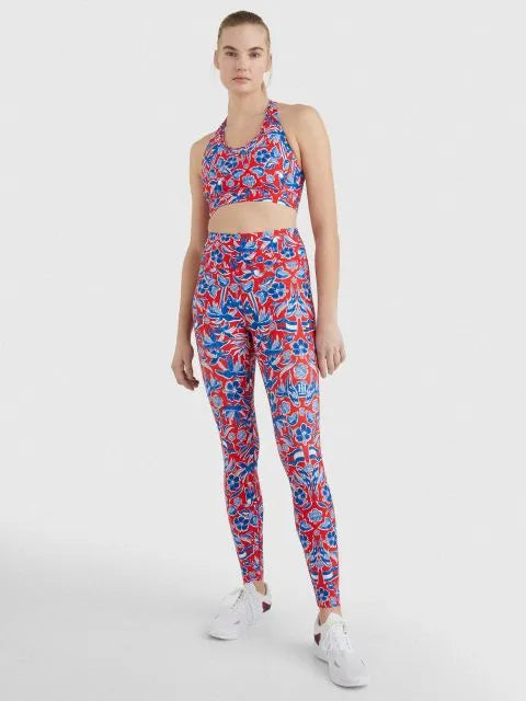 Tommy Hilfiger Mid Intensity Floral Island Print Bra