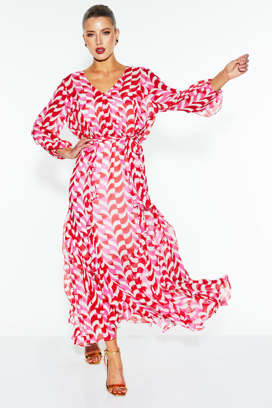 Fate + Becker Just Love Ruffle Dress