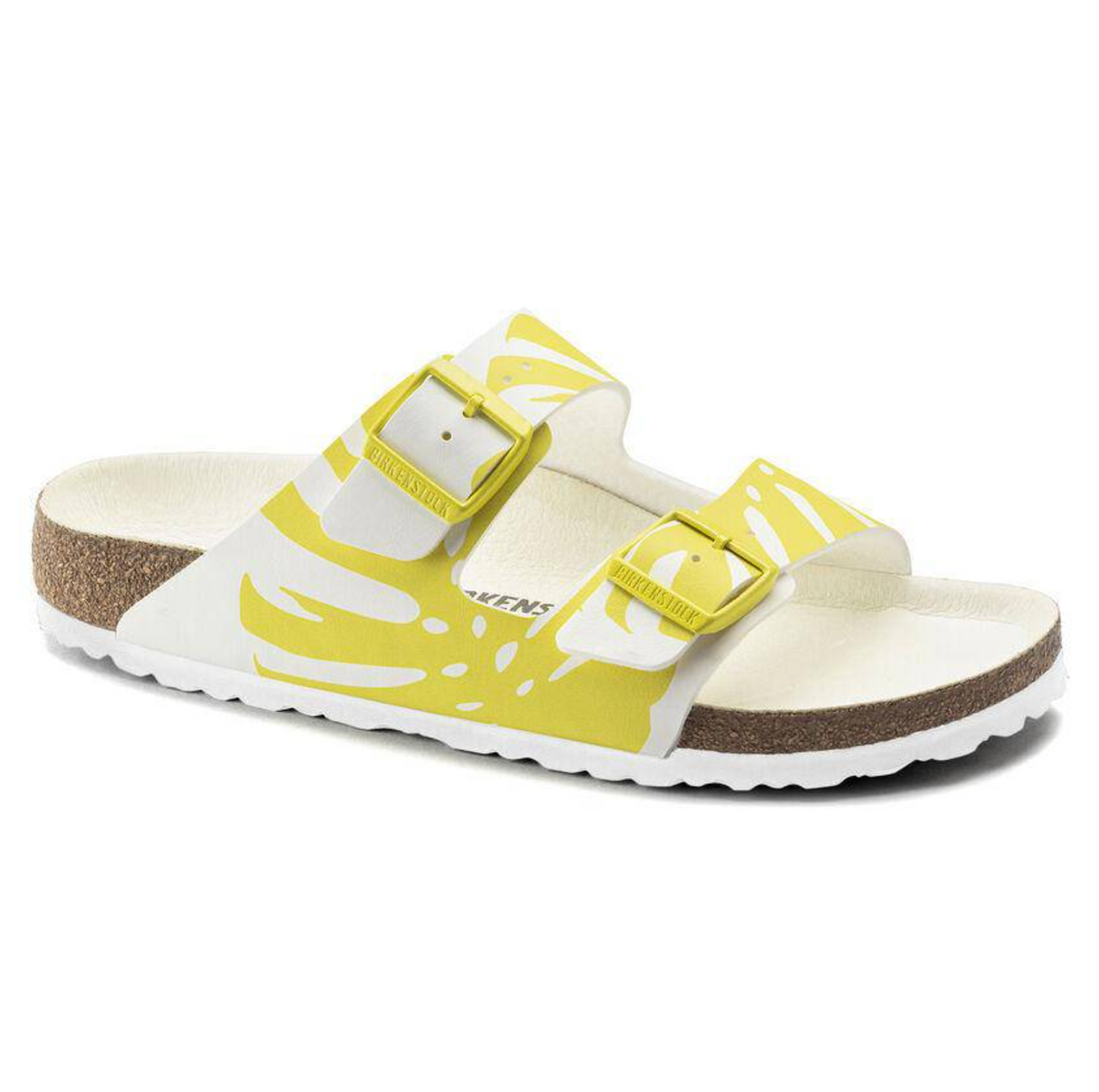 Birkenstock 1019204 Arizona Monstera White/Lime Sour BF Regular