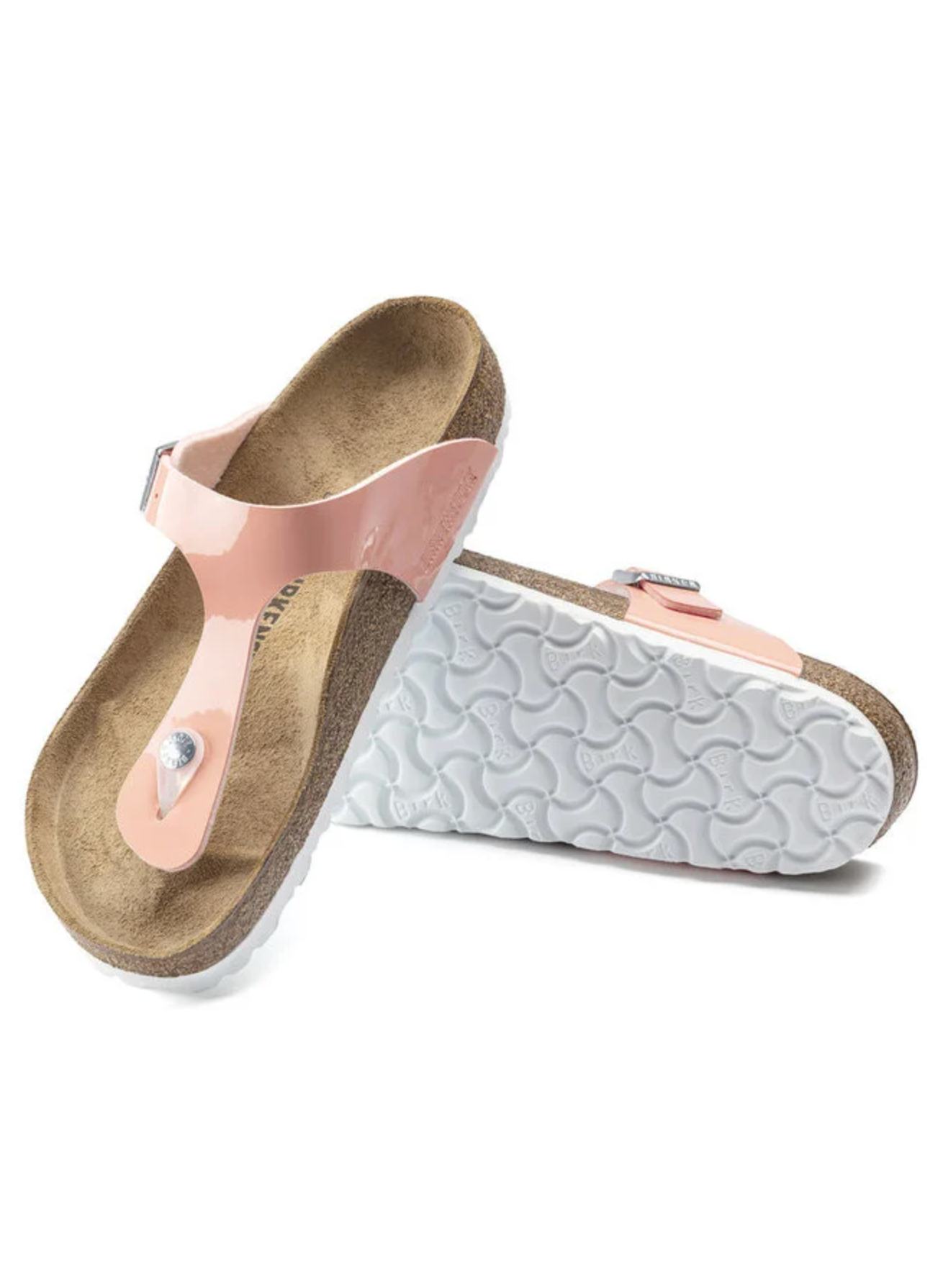 Birkenstock 1019405 Gizeh Coral Peach Patent BF Regular