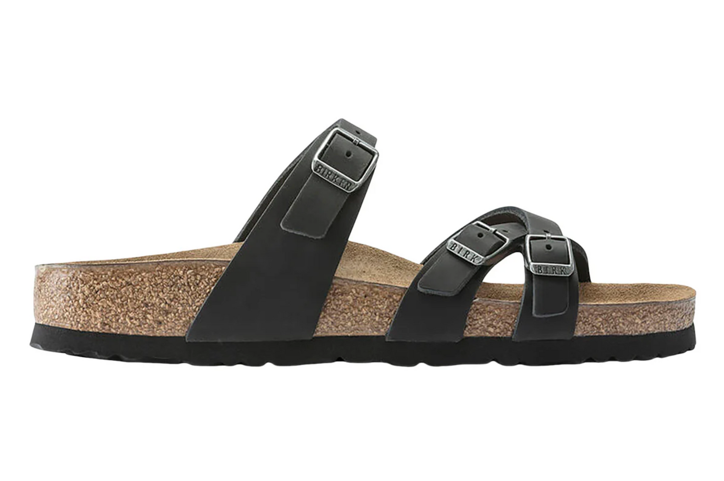 Birkenstock 1021112 Franca Black Oiled Leather Regular