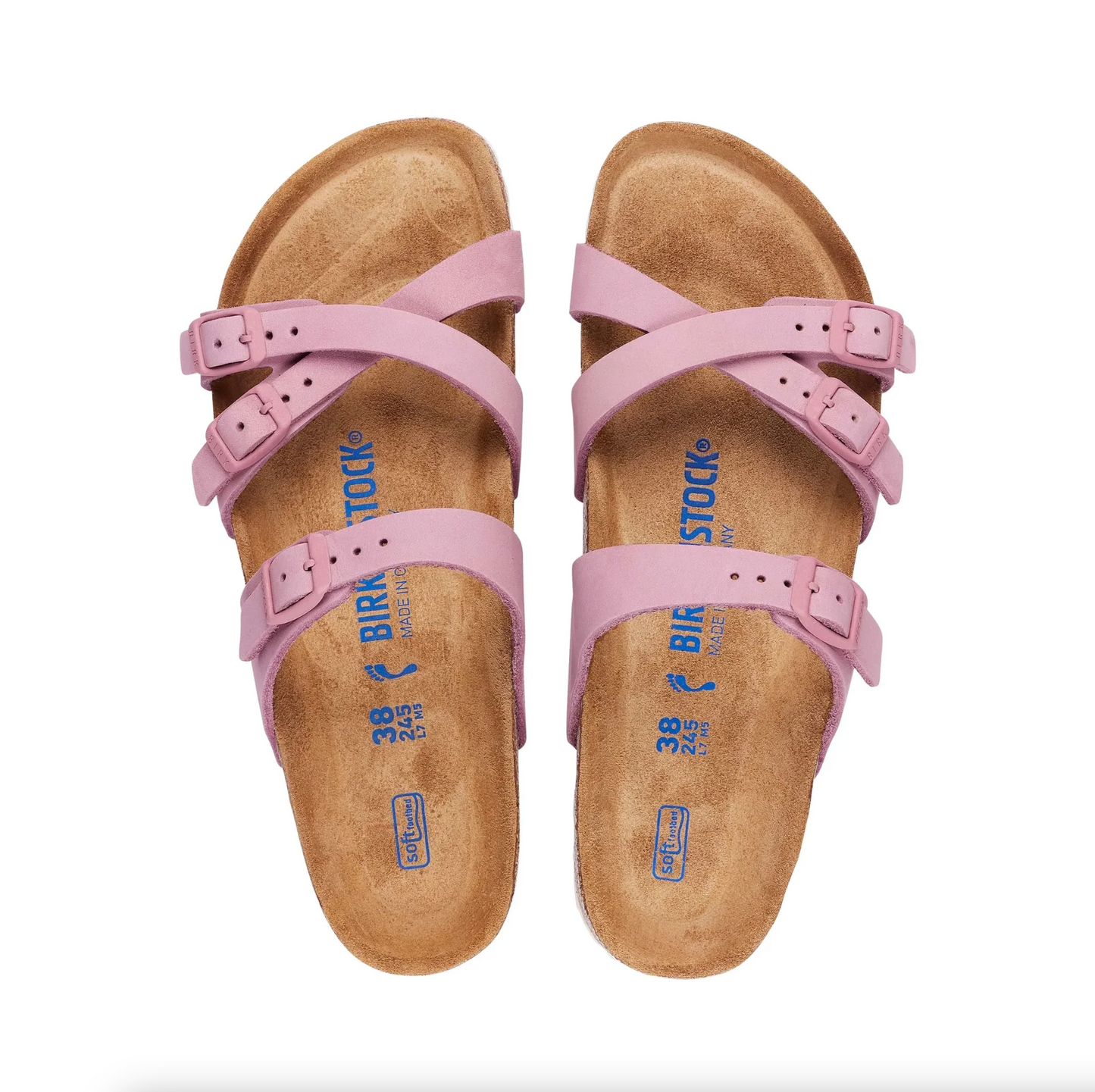 Birkenstock 1021407 Franca Orchid SFB Nubuck Leather Narrow