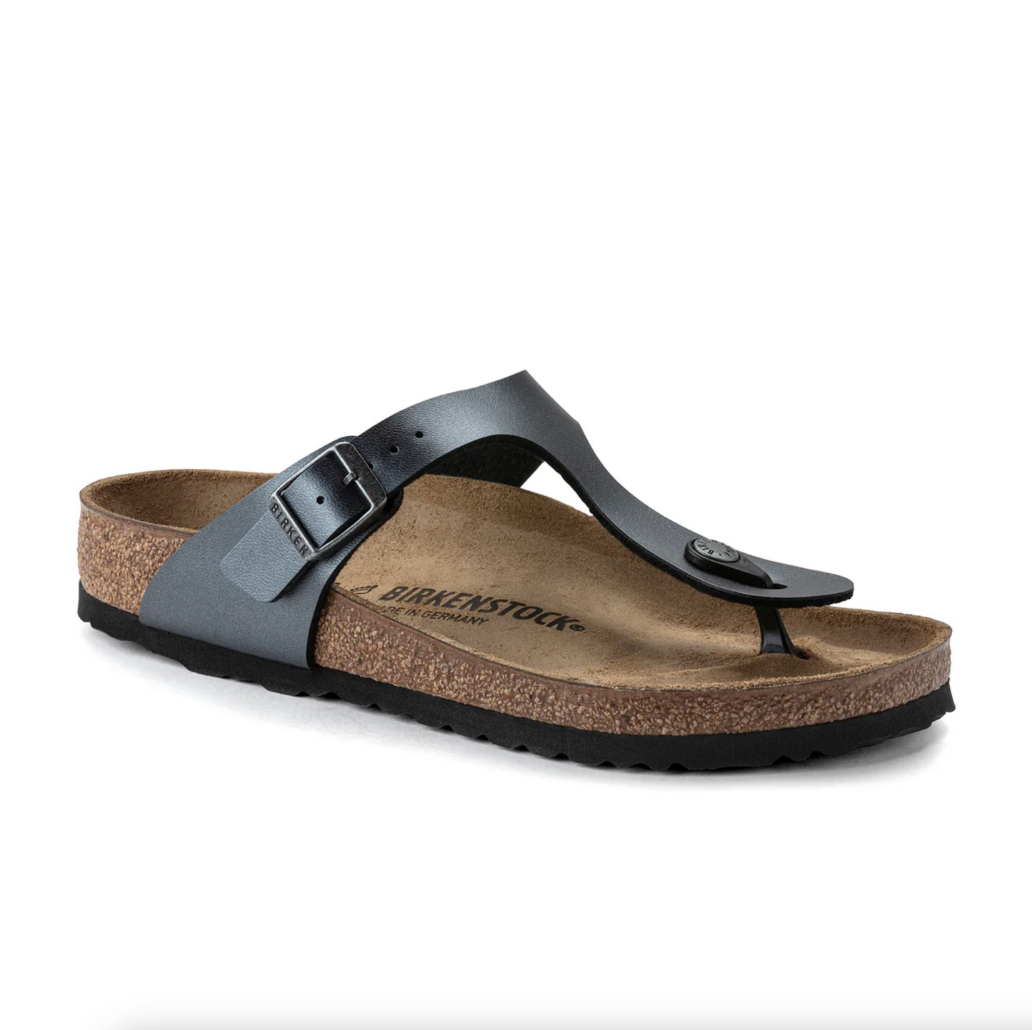 Birkenstock 1021428 Gizeh Metallic Black Reg