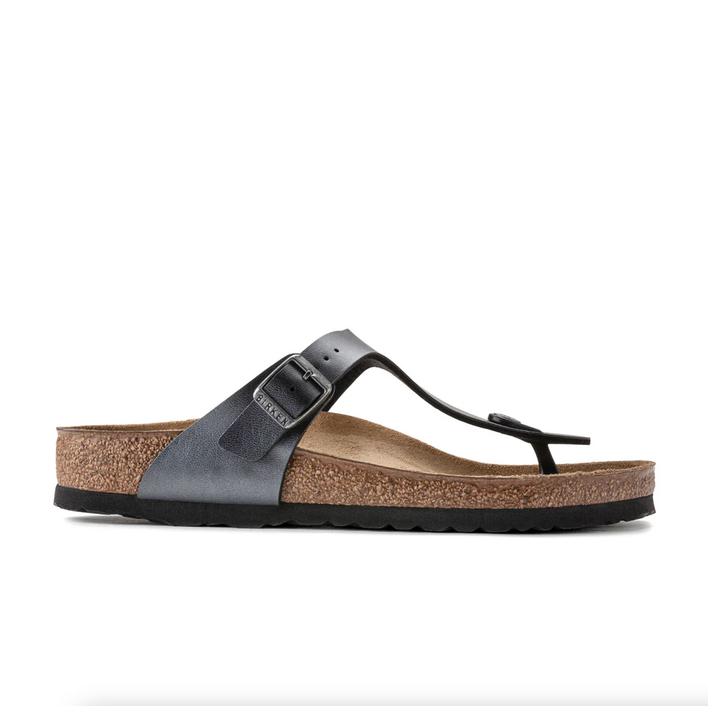 Birkenstock 1021428 Gizeh Metallic Black Reg