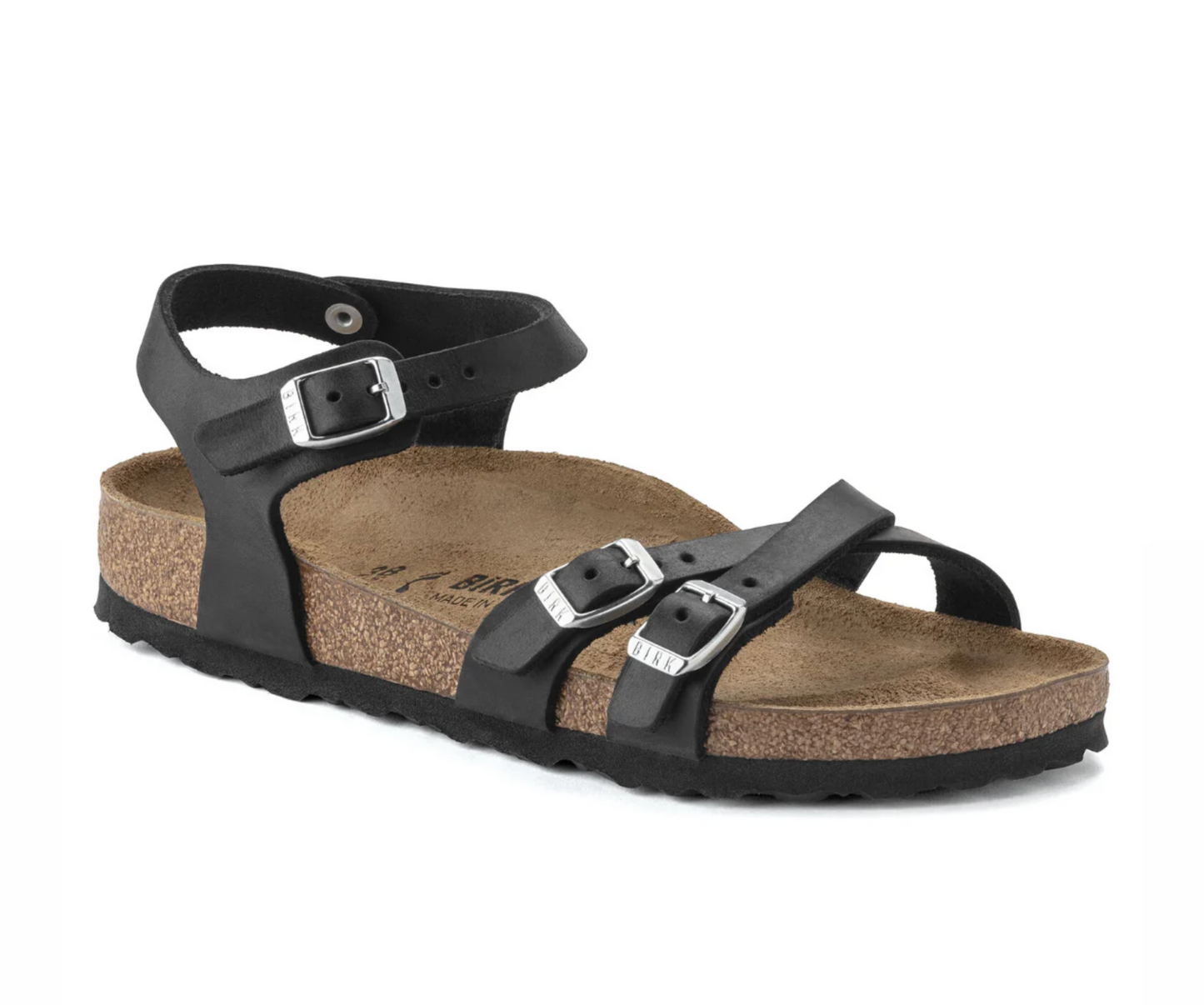 Birkenstock 1021487 Kumba Black Oiled Leather Narrow