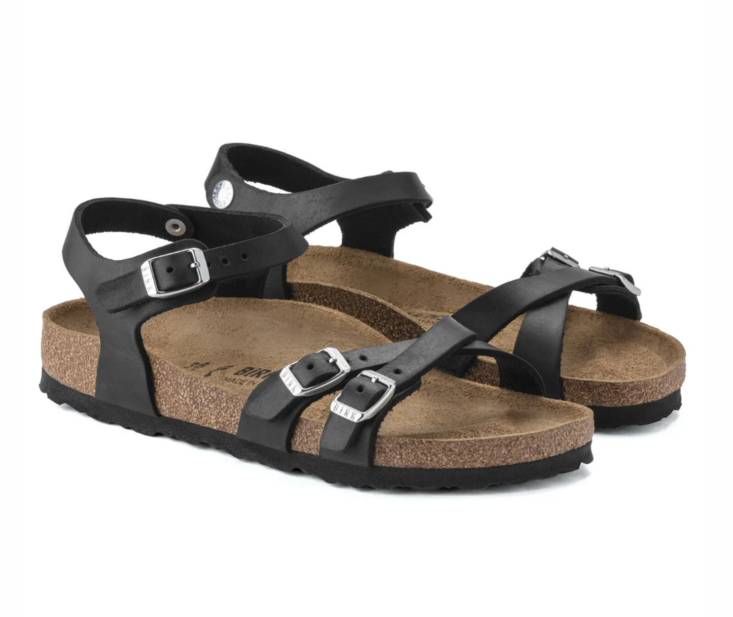 Birkenstock 1021487 Kumba Black Oiled Leather Narrow