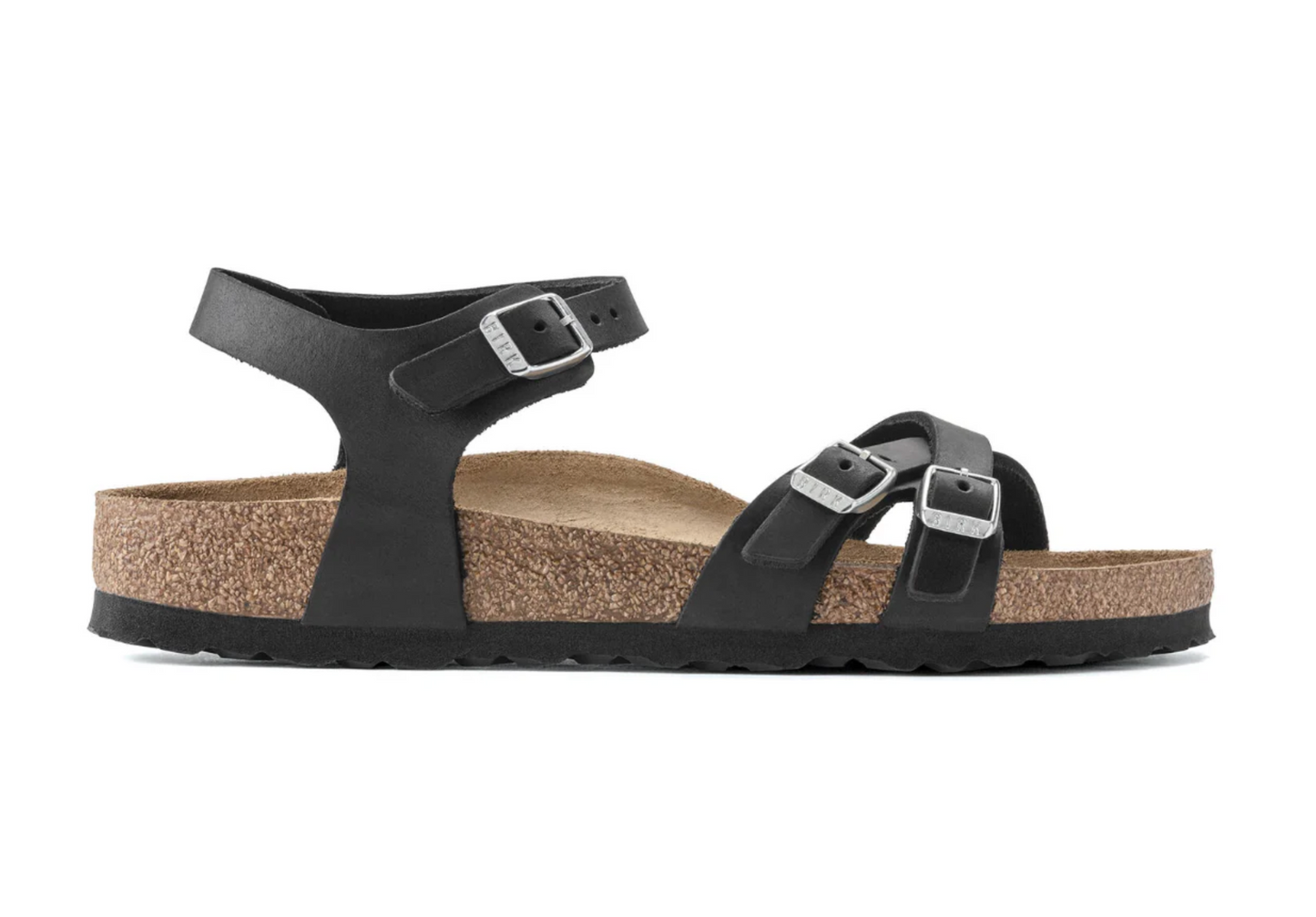 Birkenstock 1021487 Kumba Black Oiled Leather Narrow