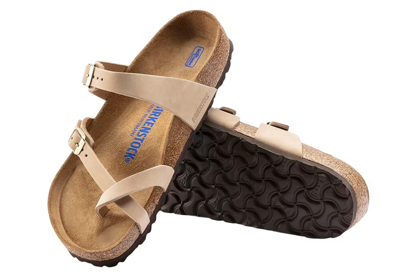 Birkenstock 1022212 Mayari SFB Sandcastle Nubuck Leather Regular