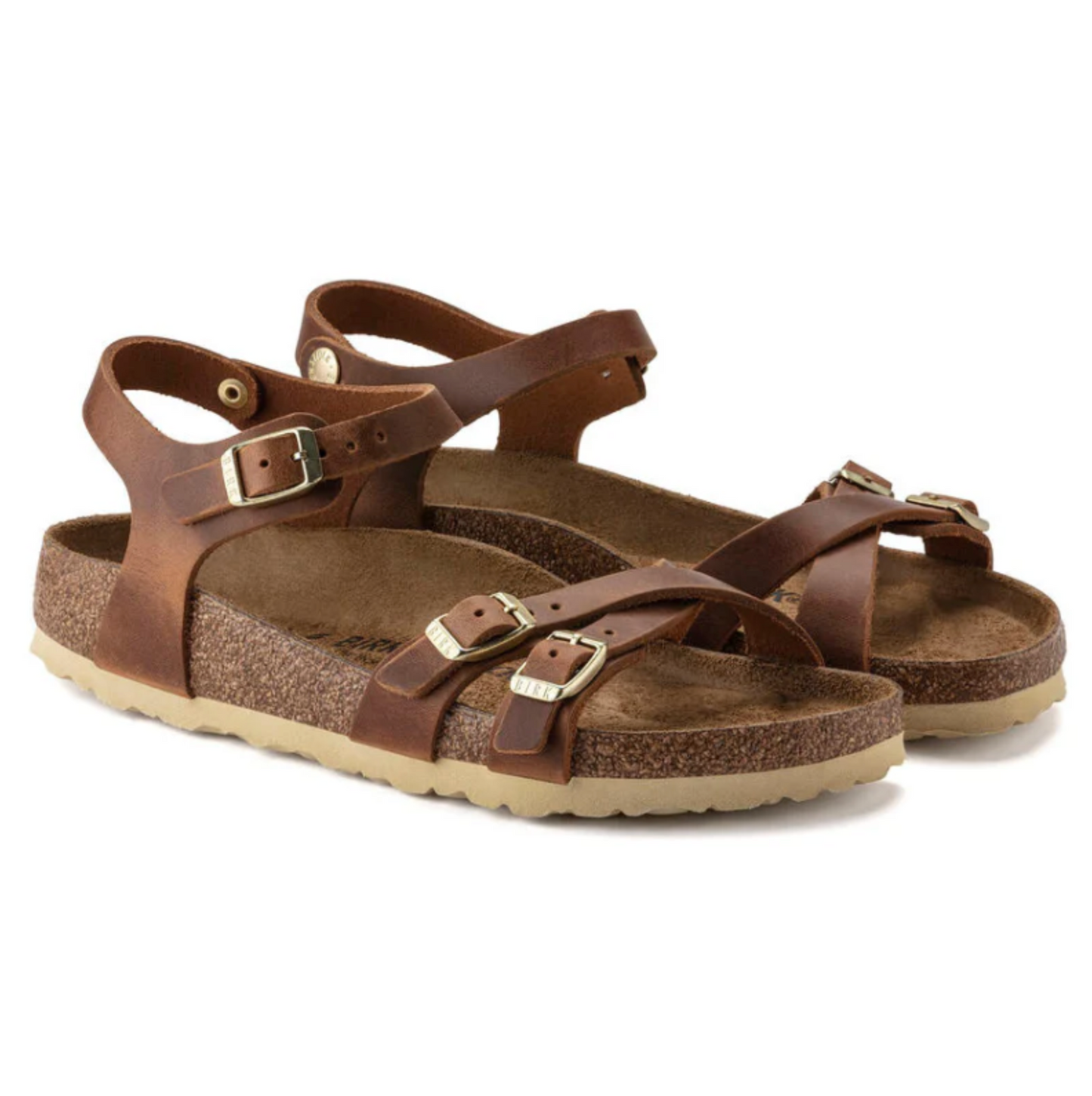 Birkenstock 1021489 Kumba Cognac Oiled Leather Narrow