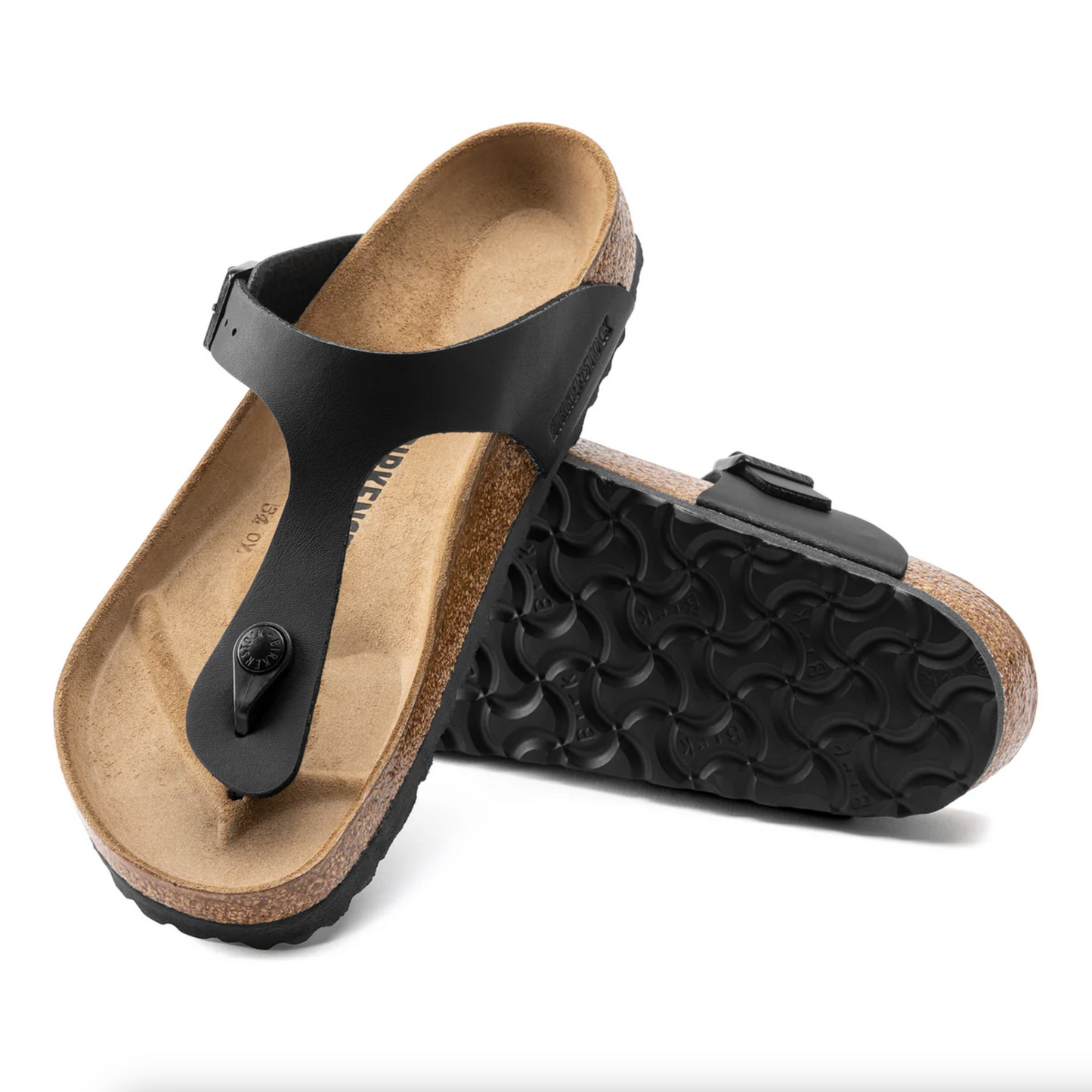 Birkenstock 043693 Gizeh BF Black Narrow