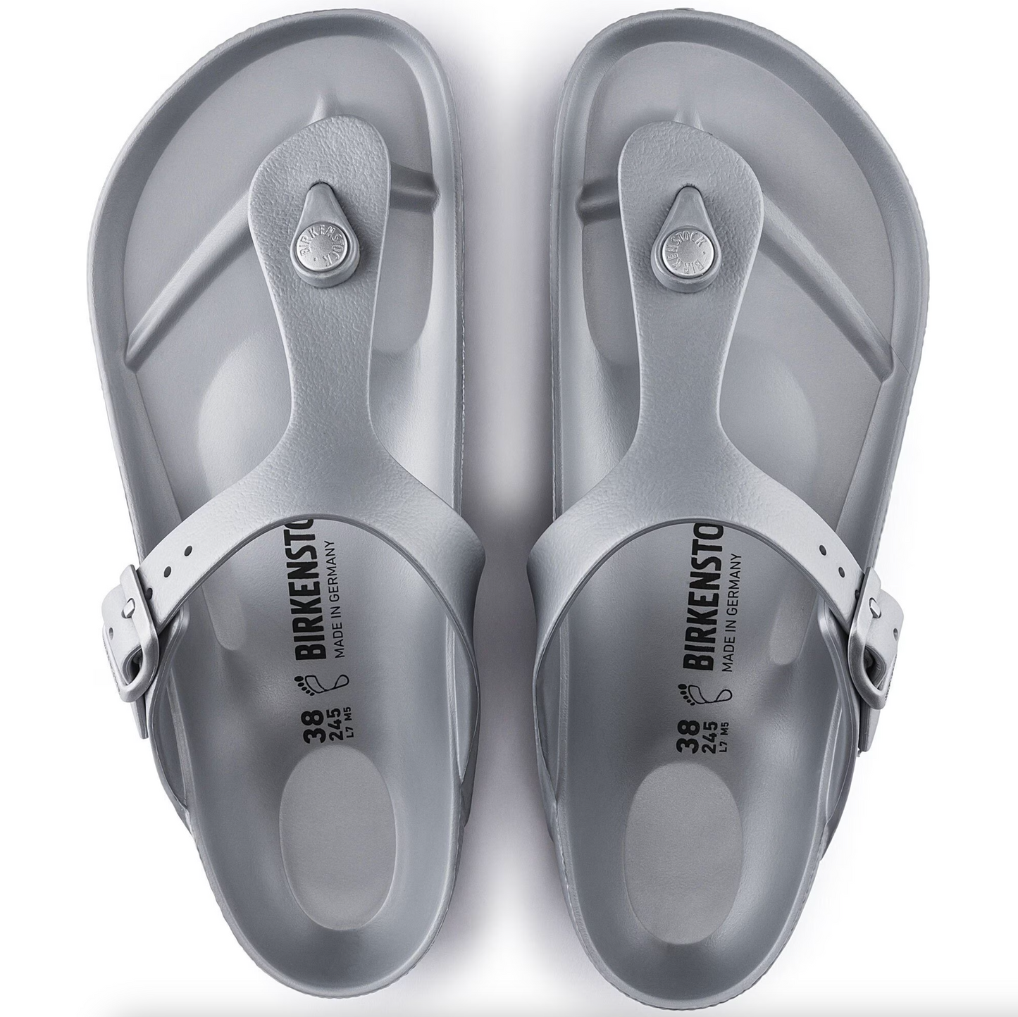 Birkenstock 1003496 Gizeh EVA Metallic Silver