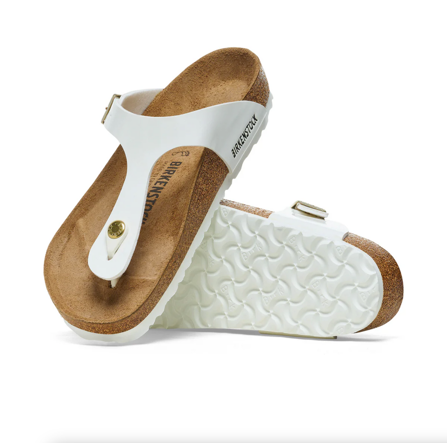 Birkenstock 1005299 Gizeh Patent White Regular