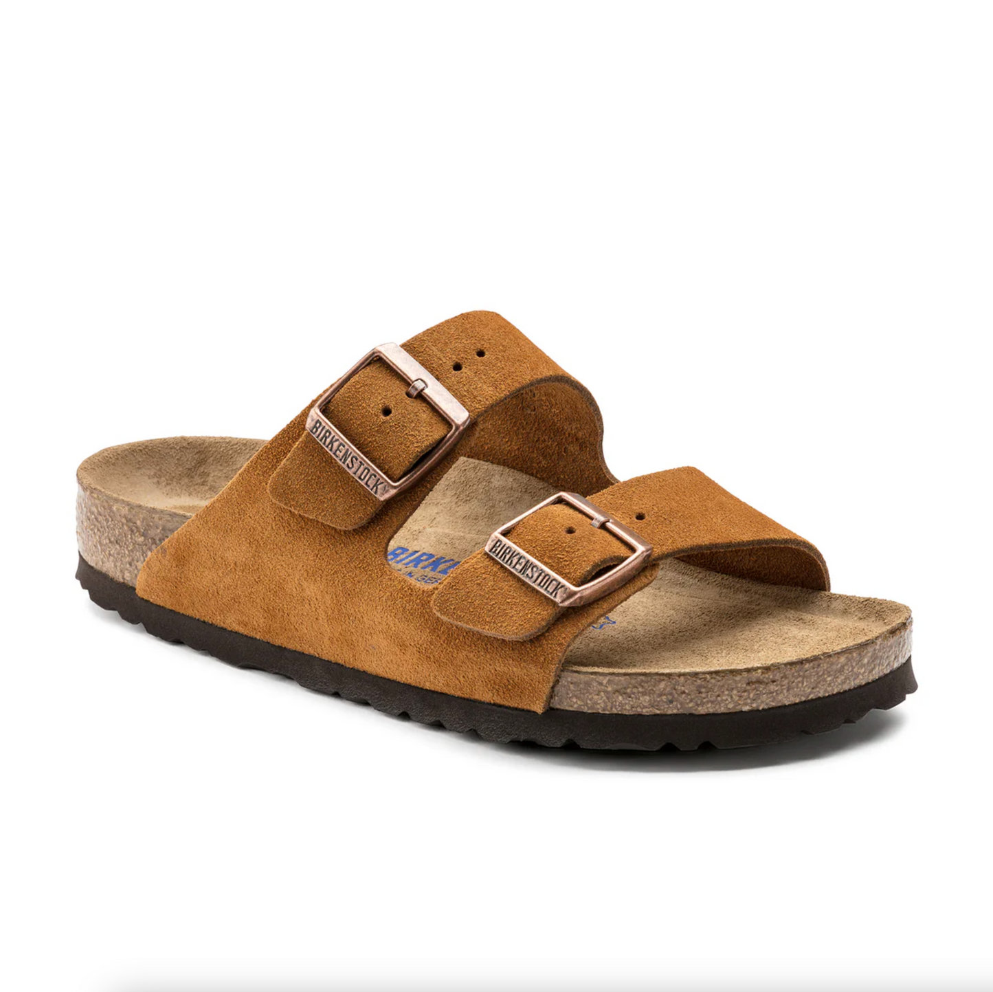 Birkenstock 1009527 Arizona SFB Mink Suede Leather Narrow