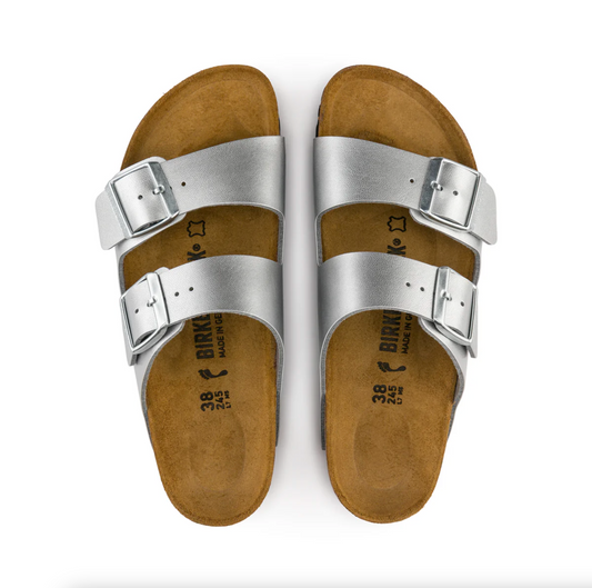 Birkenstock 1012283 Arizona BS Silver Narrow