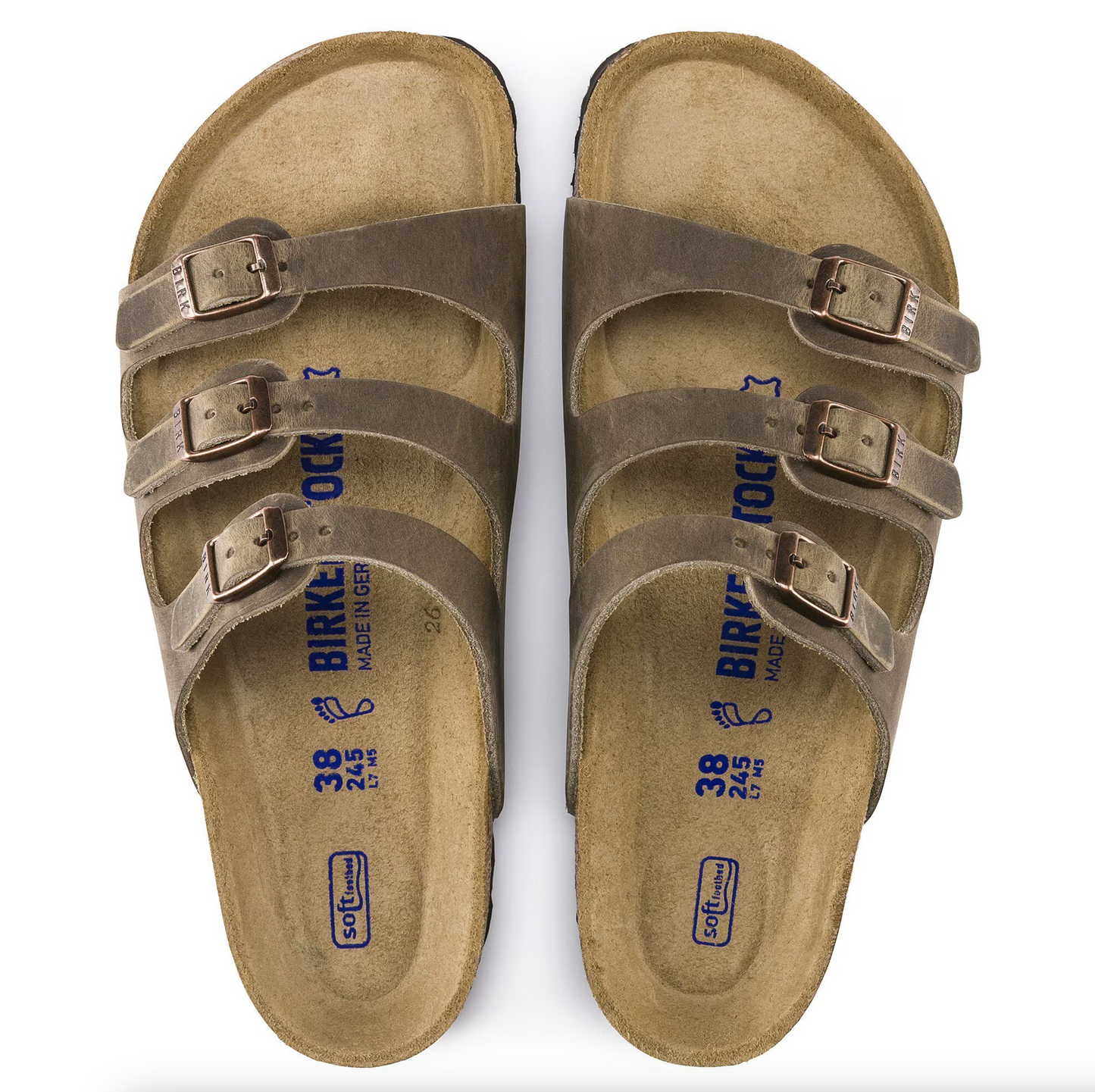 Birkenstock 1011432 Florida BS Tabacco Brown Regular