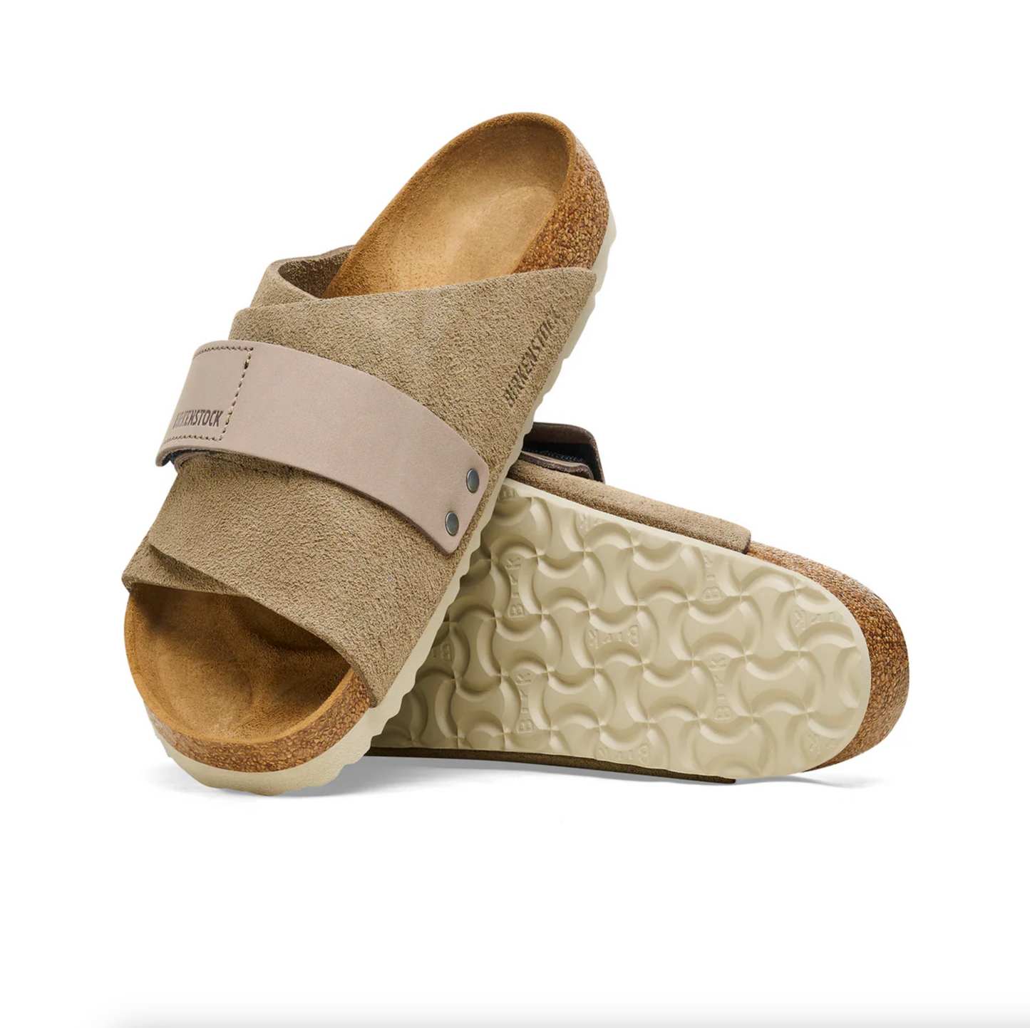 Birkenstock 1015572 Kyoto Taupe Suede/ Nubuck Leather Regular