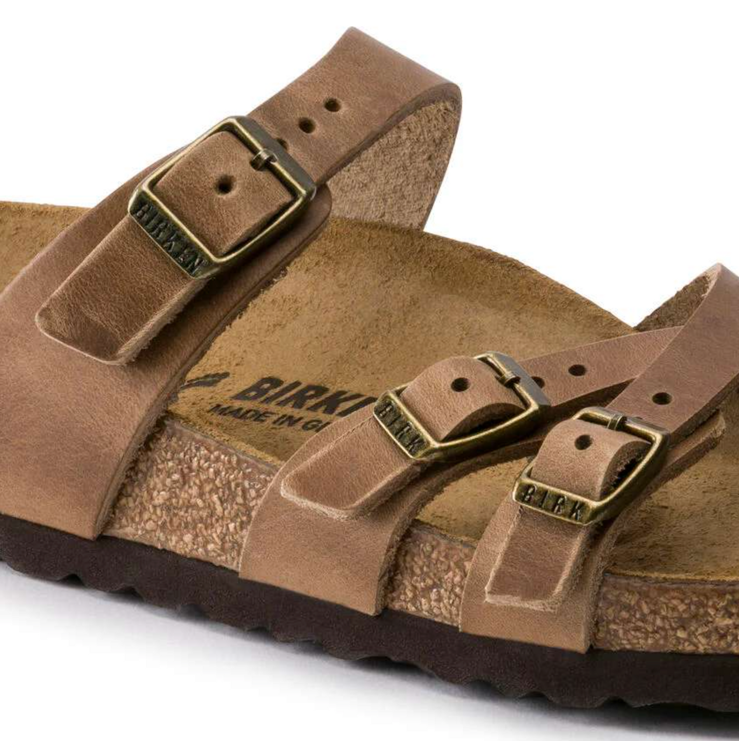Birkenstock 1015931 Franca Tabacco Brown Oiled Leather Narrow