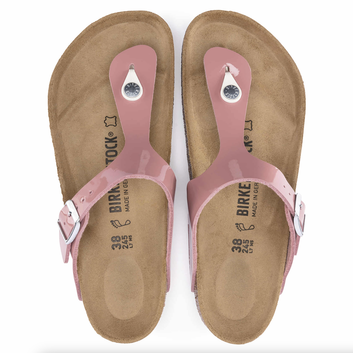 Birkenstock 1016148 Gizeh BF Patent Old Rose Regular