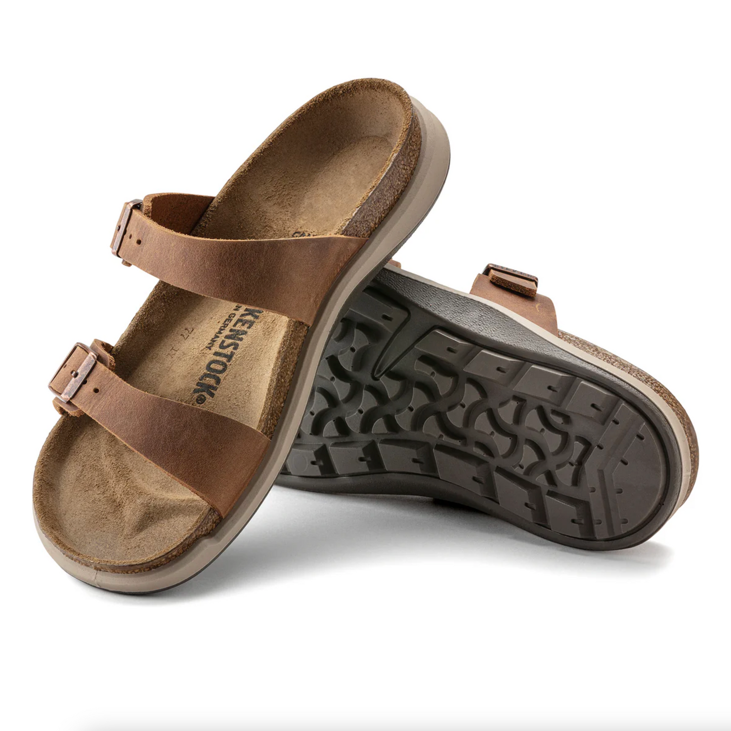 Birkenstock 1022217 Sierra Cross Town Ginger Brown Waxy/ Oiled Leather Regular