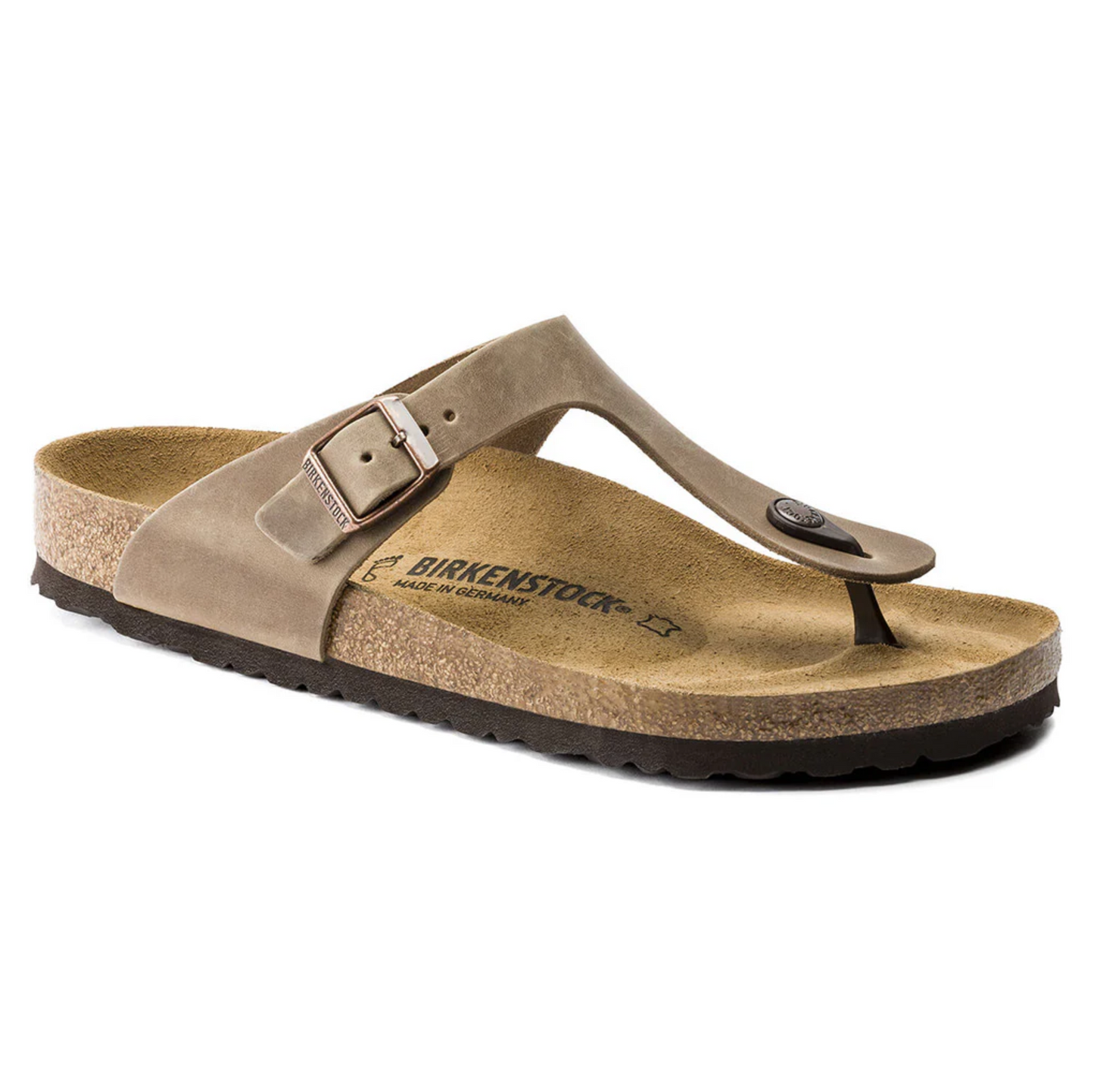 Birkenstock 0943811 Gizeh NU Oiled Tabacco Brown Regular