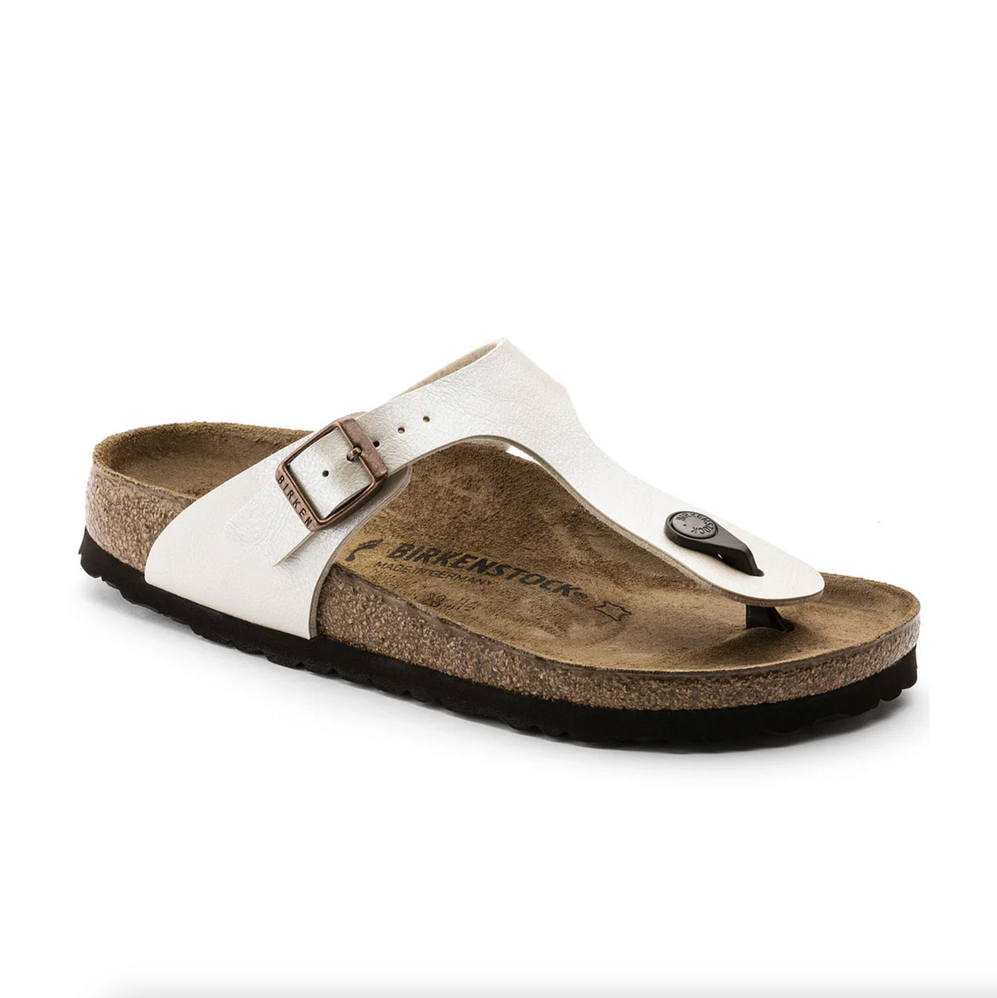 Birkenstock 943871 Gizeh BF Graceful Pearl White Regular (BSR)