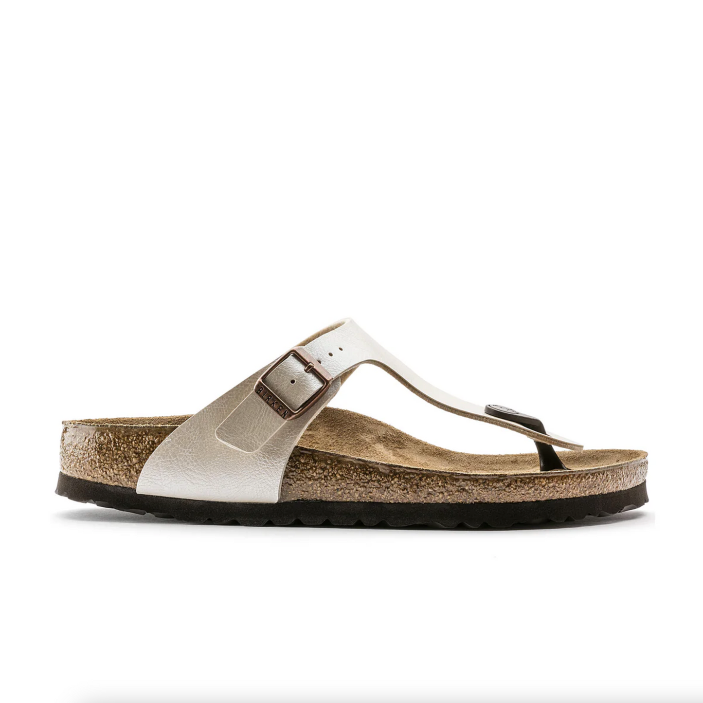 Birkenstock 943871 Gizeh BF Graceful Pearl White Regular (BSR)