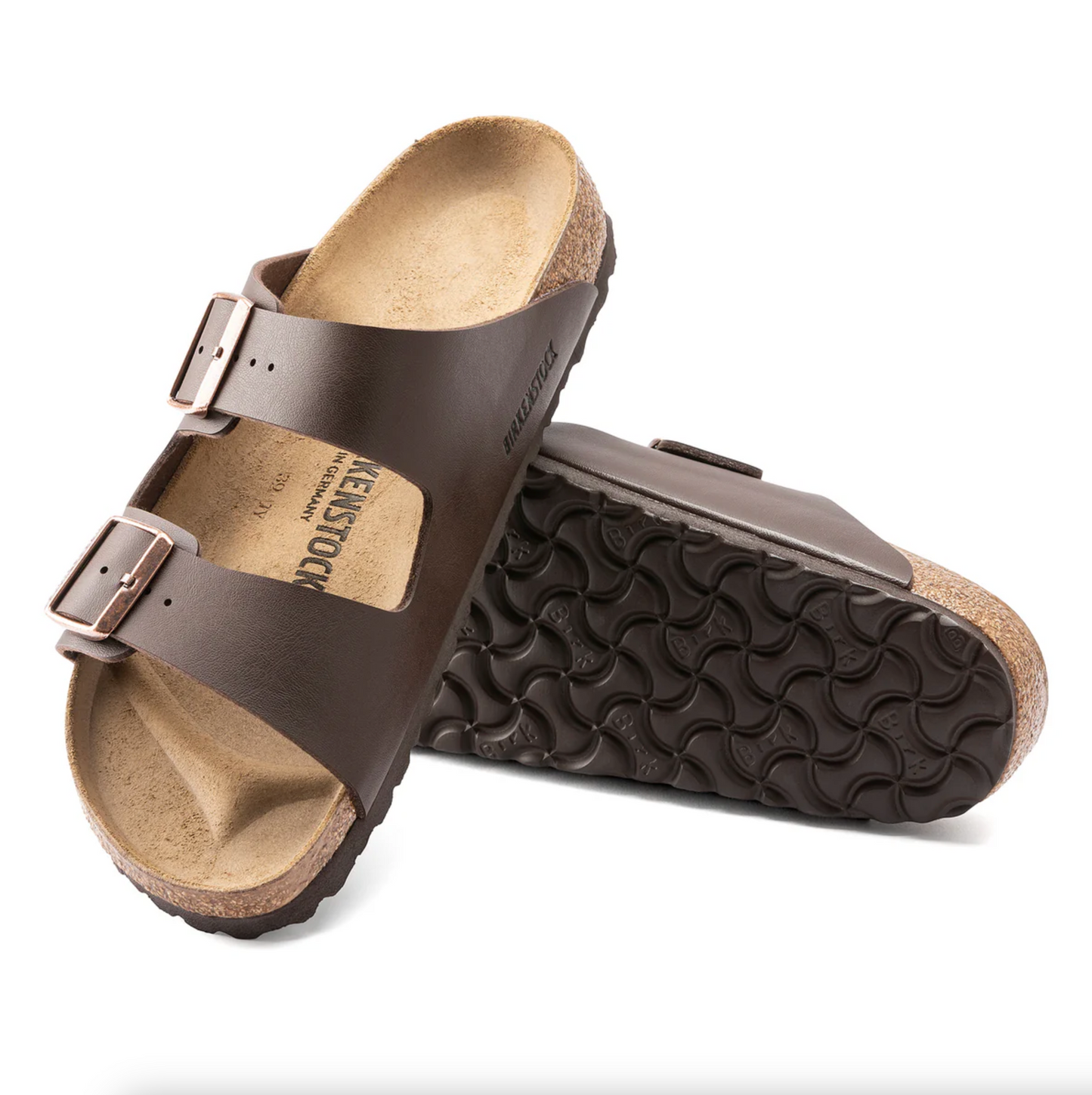 Birkenstock 0051703 Arizona Dark Brown Birko-Flor Narrow