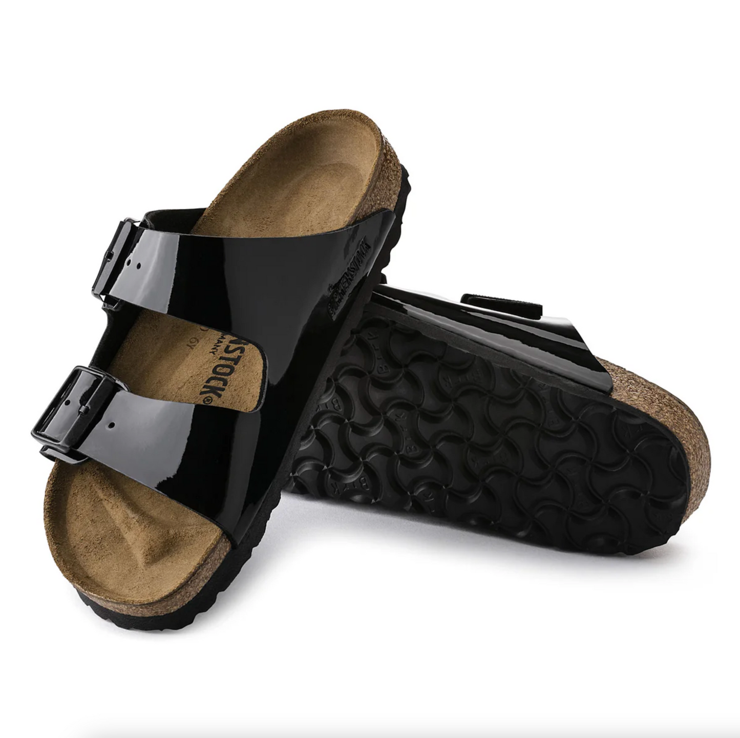 Birkenstock 1005291 Arizona BF Patent Black Regular