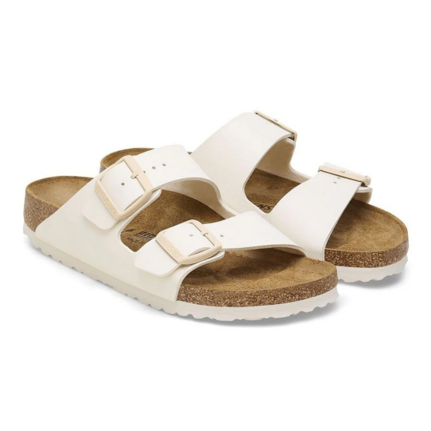 Birkenstock 1027346 Arizona  Eggshell Birko-Flor Regular