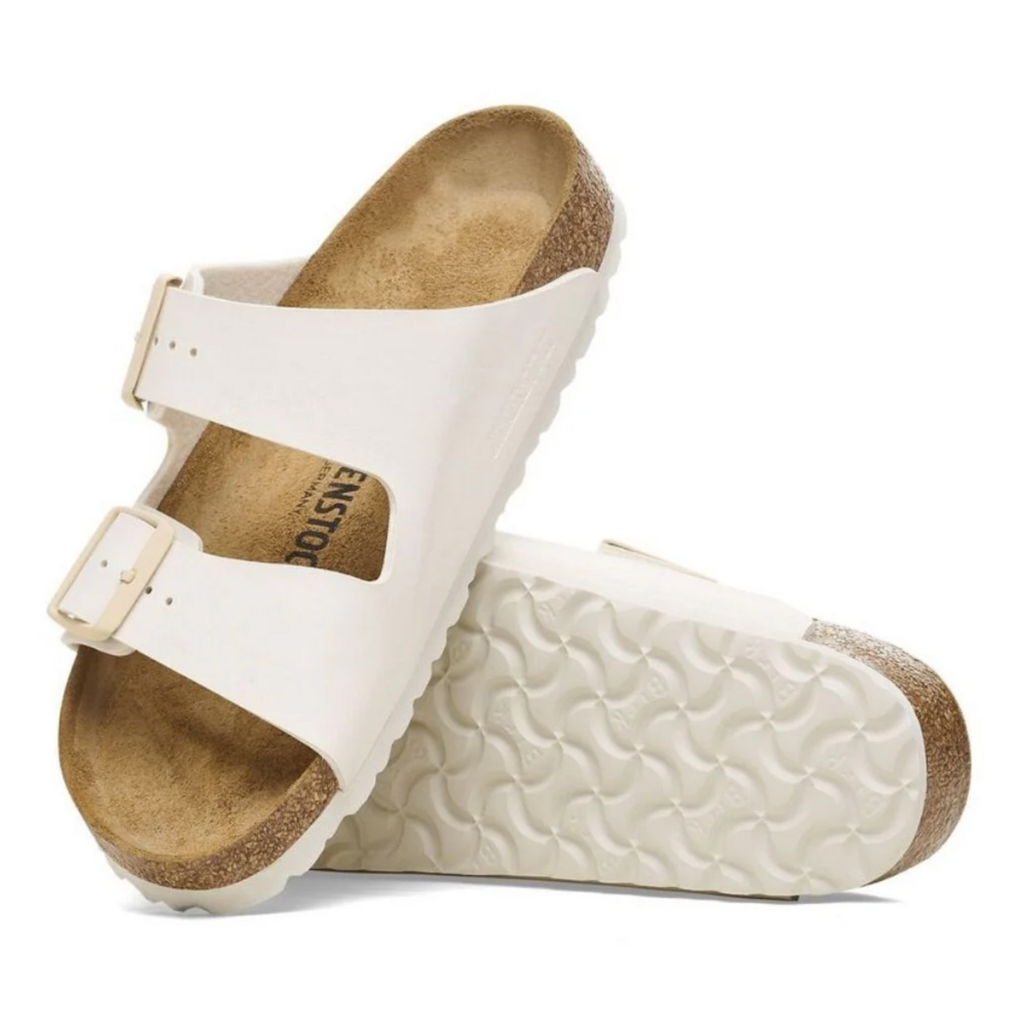 Birkenstock 1027346 Arizona  Eggshell Birko-Flor Regular