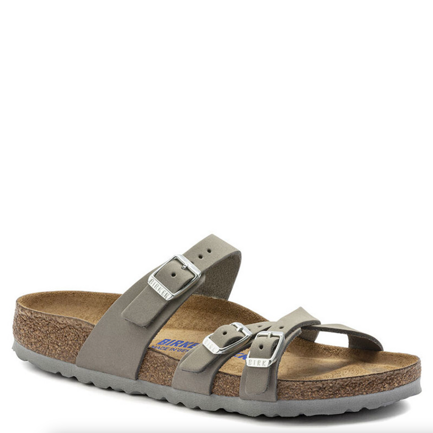 Birkenstock 1023354 Franca SFB Dove Grey Nubuck Leather Narrow