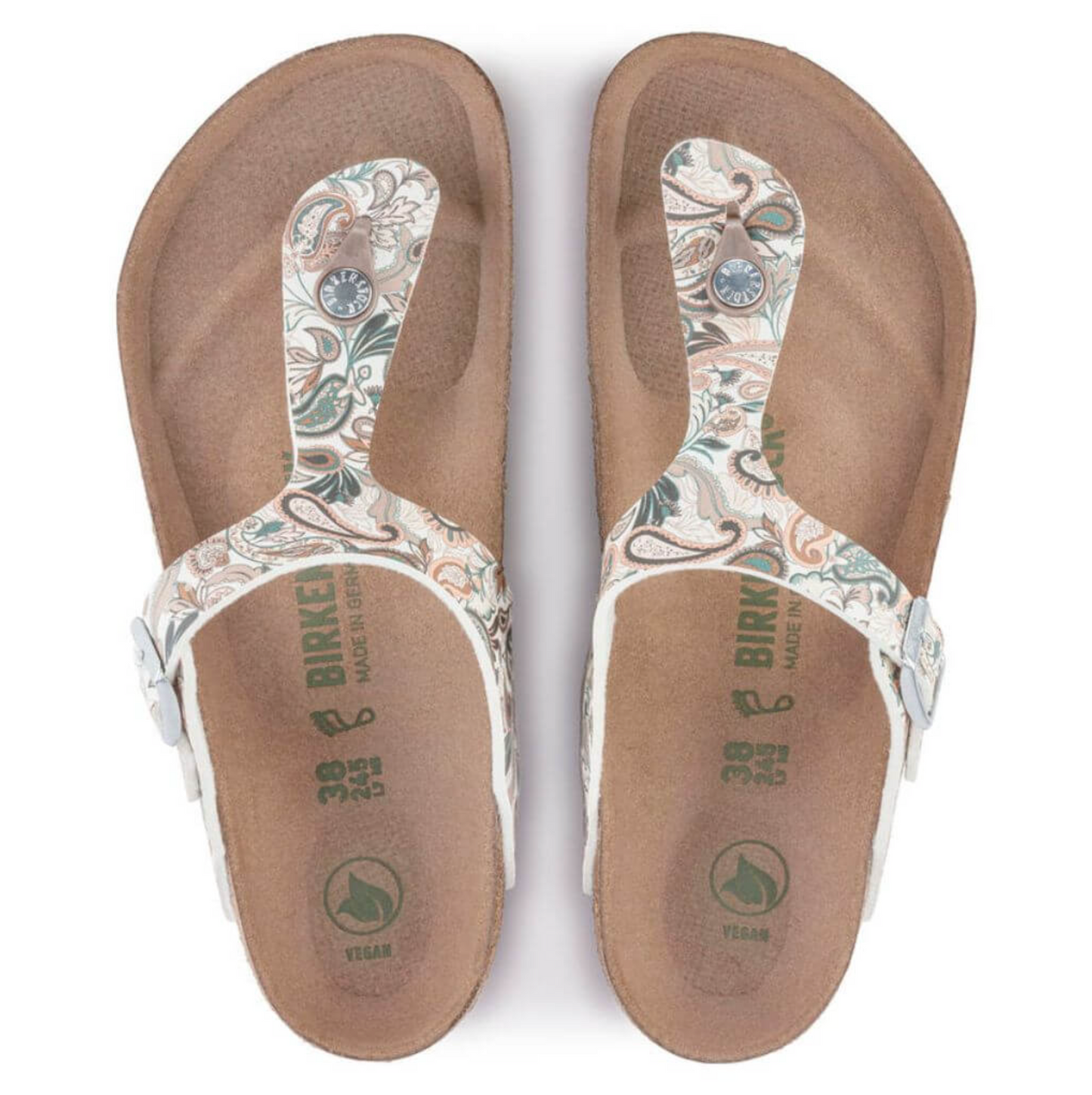 Birkenstock 1023184 Gizeh BS Vegan Paisley Light Rose Regular