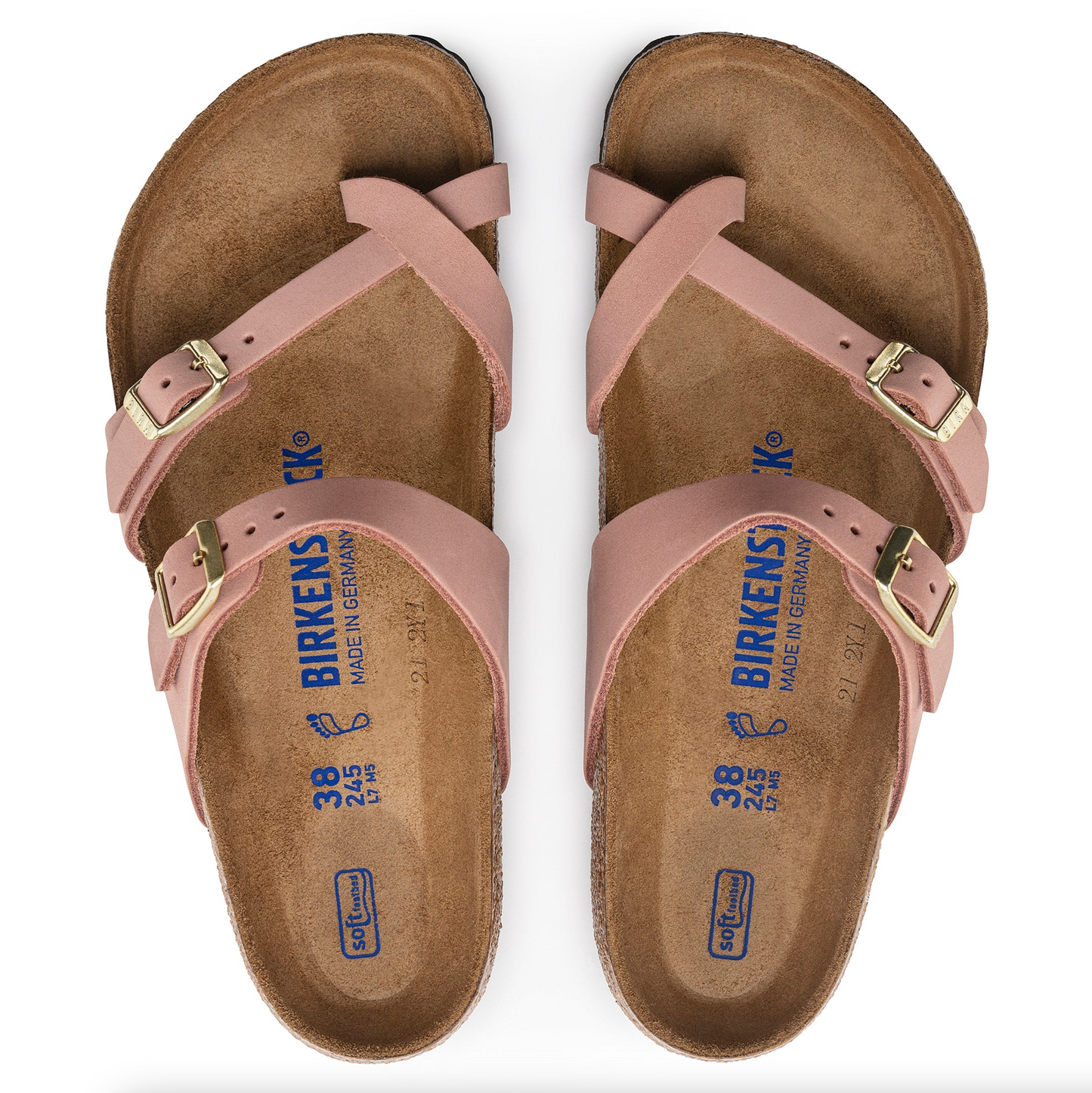 Birkenstock 1023964 Mayari SFB Old Rose Nubuck Leather Regular