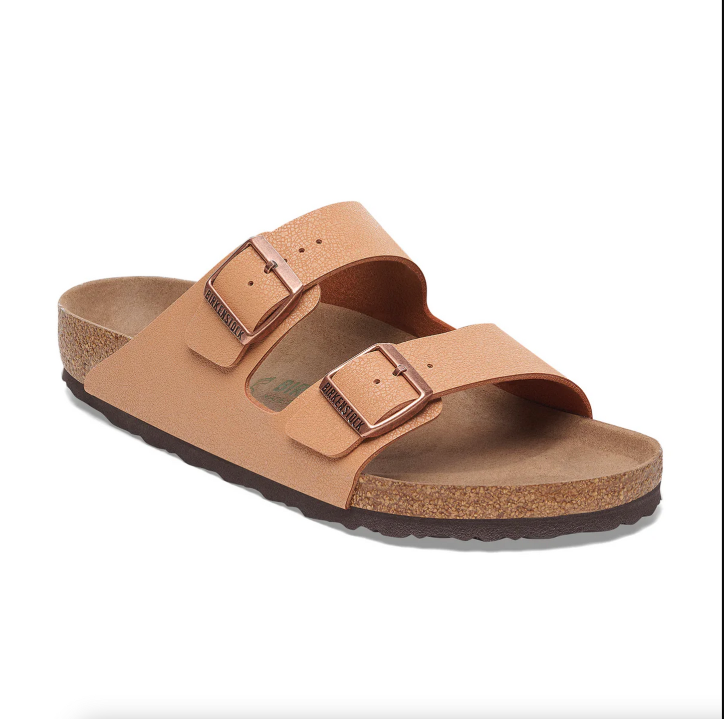 Birkenstock 1025006 Arizona Earthy Vegan Pecan Birkibuck Regular