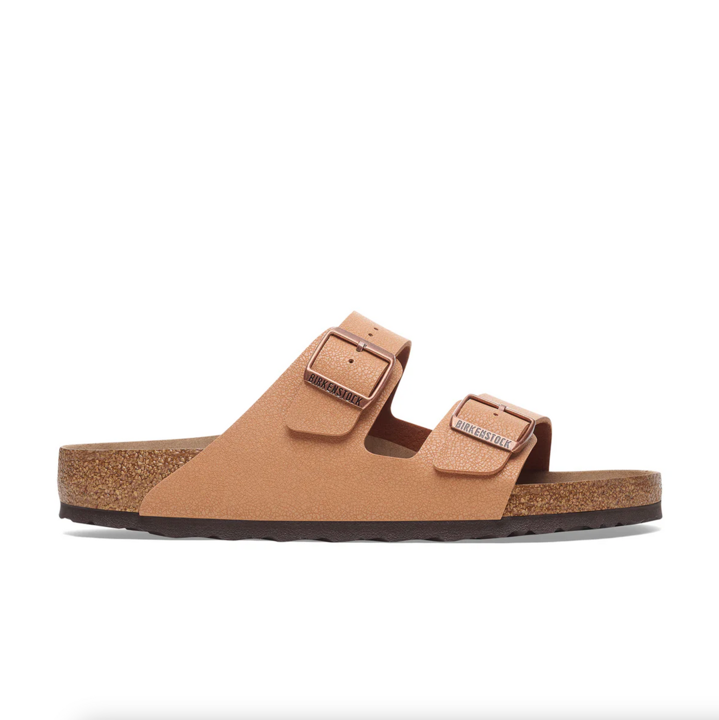 Birkenstock 1025046 Arizona Earthy Vegan Pecan Birkibuck Narrow