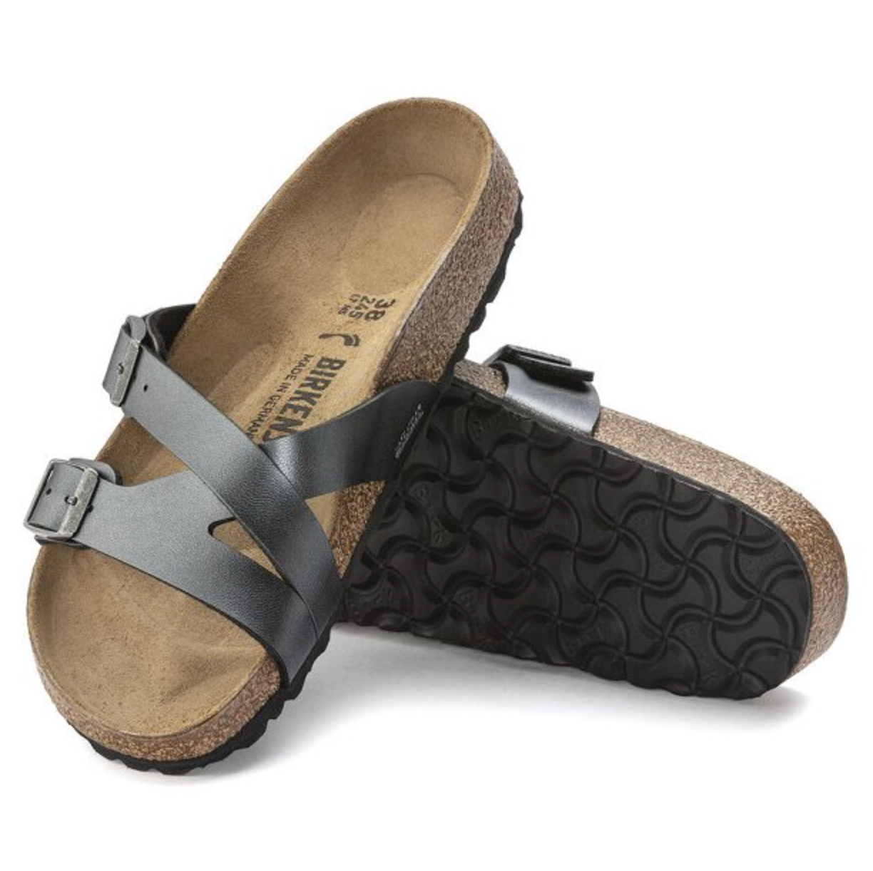 Birkenstock 1023411 Yao Metallic Black Regular
