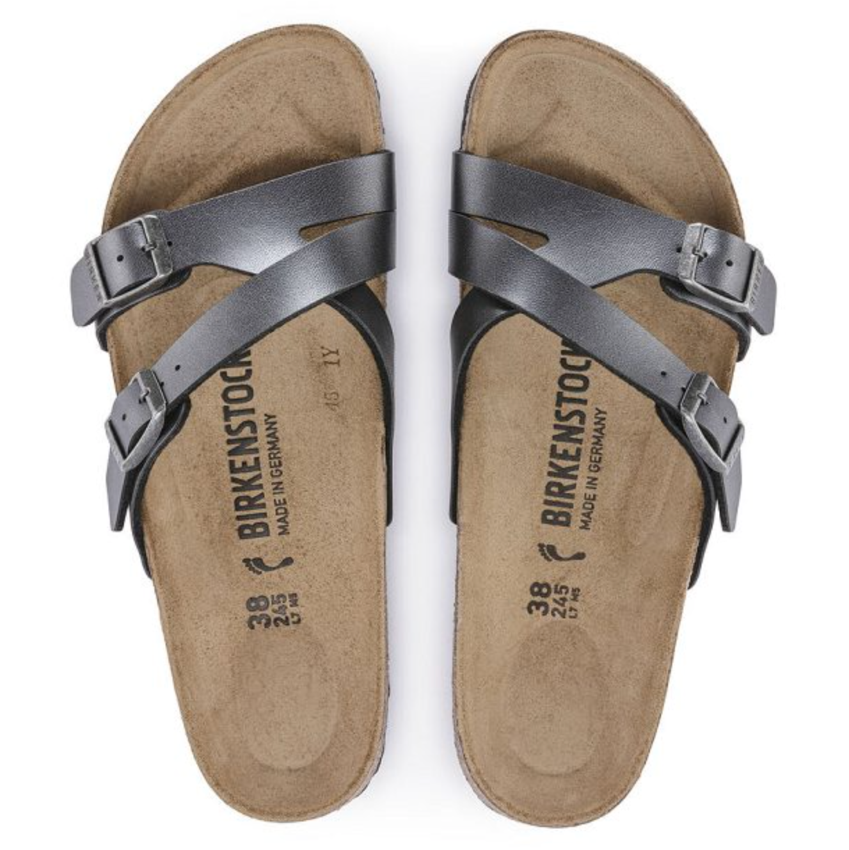 Birkenstock 1023411 Yao Metallic Black Regular