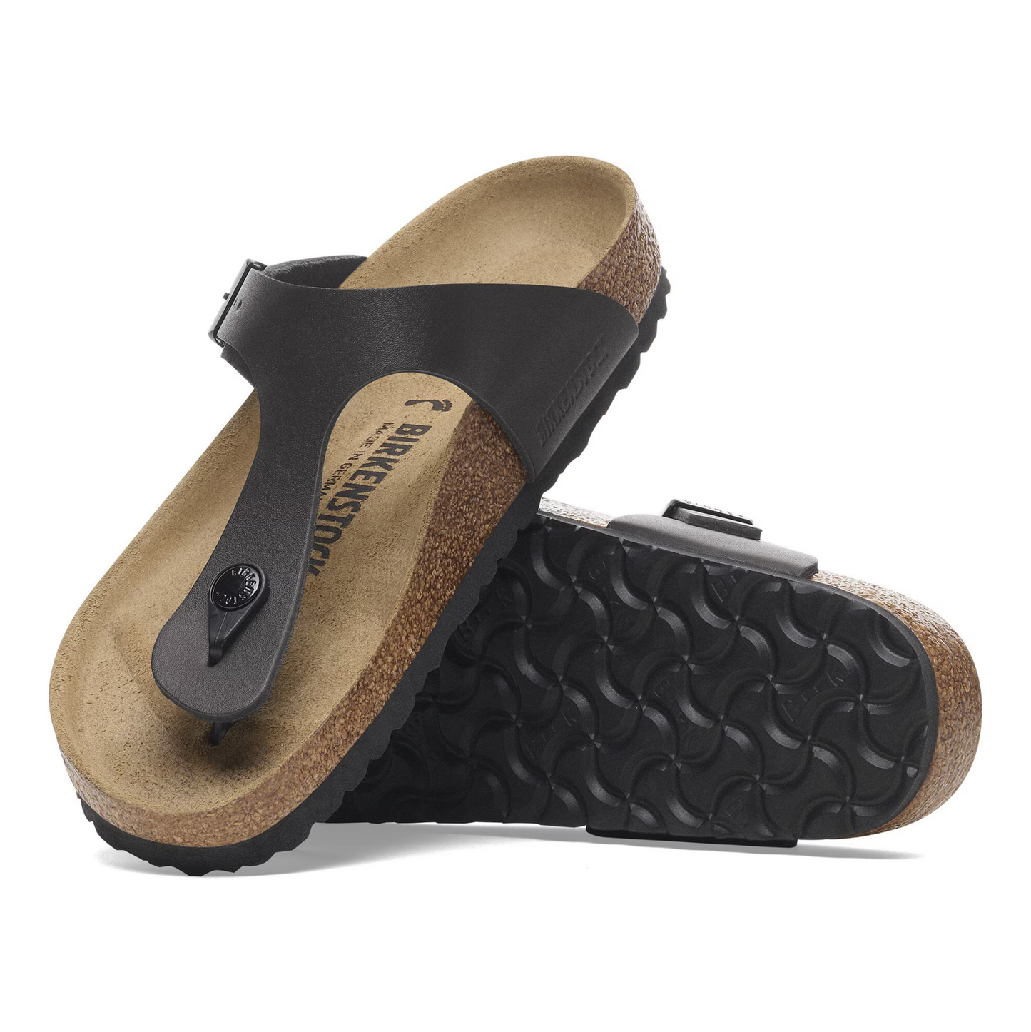 Birkenstock 1029231 Gizeh Smooth Leather Black Regular