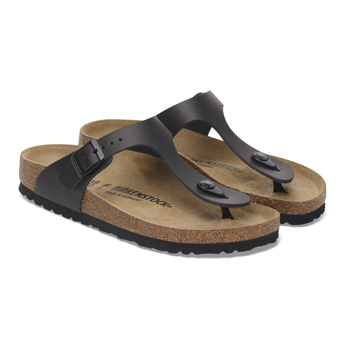 Birkenstock 1029231 Gizeh Smooth Leather Black Regular
