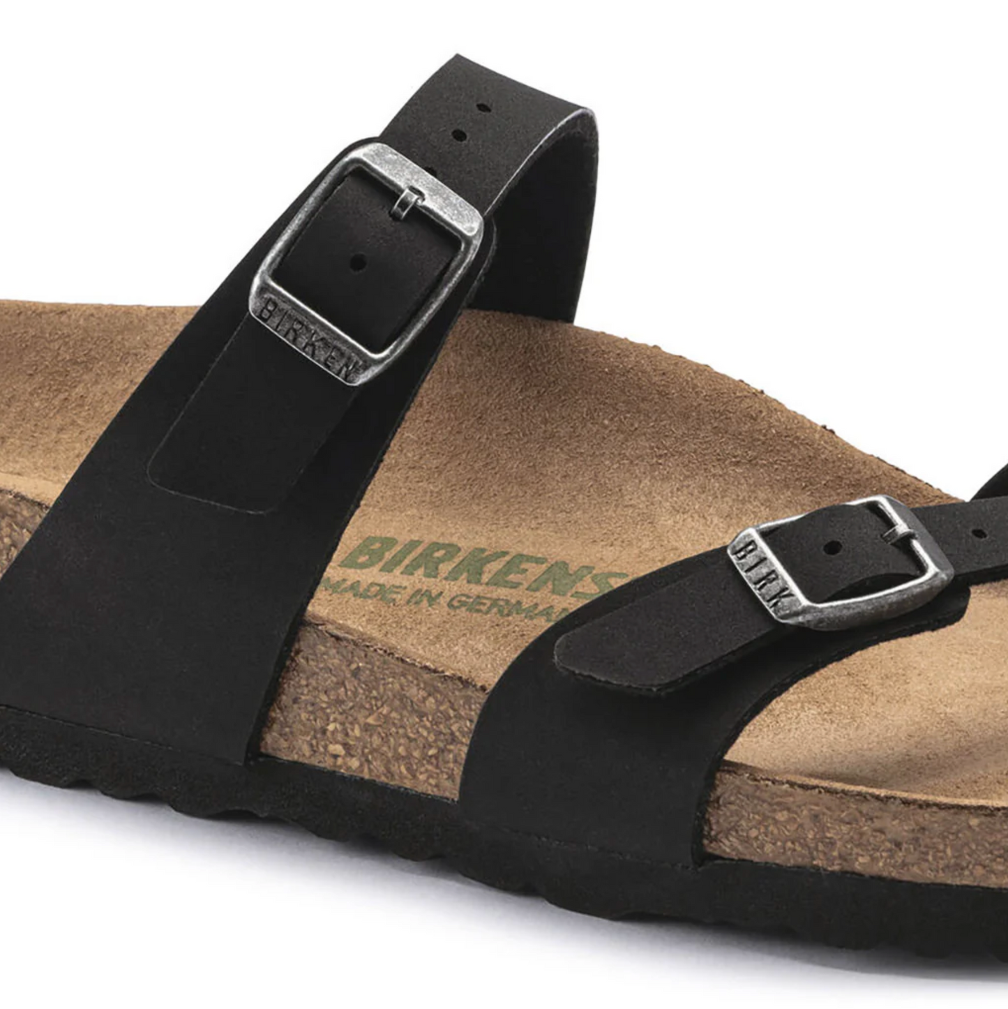 Birkenstock 1021176 Mayari Earthy Vegan BirkiBuck Black Regular