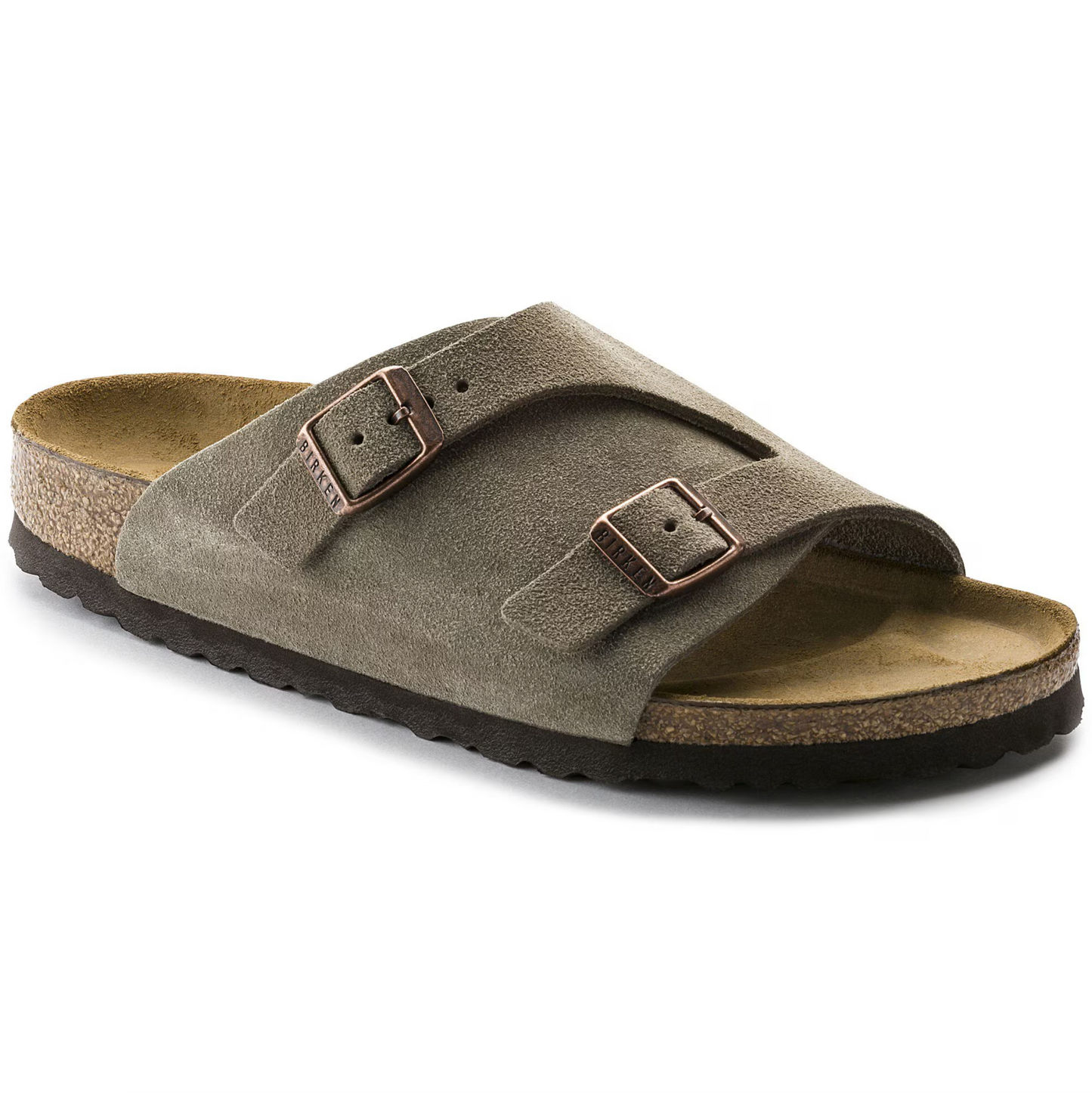 Birkenstock 0050461 Zurich Suede Leather Taupe Regular