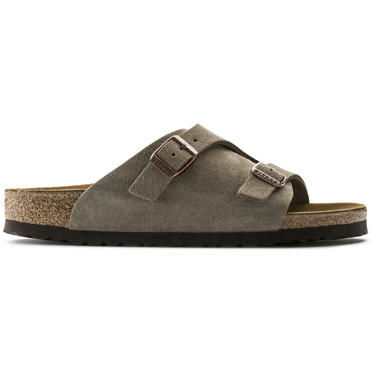 Birkenstock 0050461 Zurich Suede Leather Taupe Regular