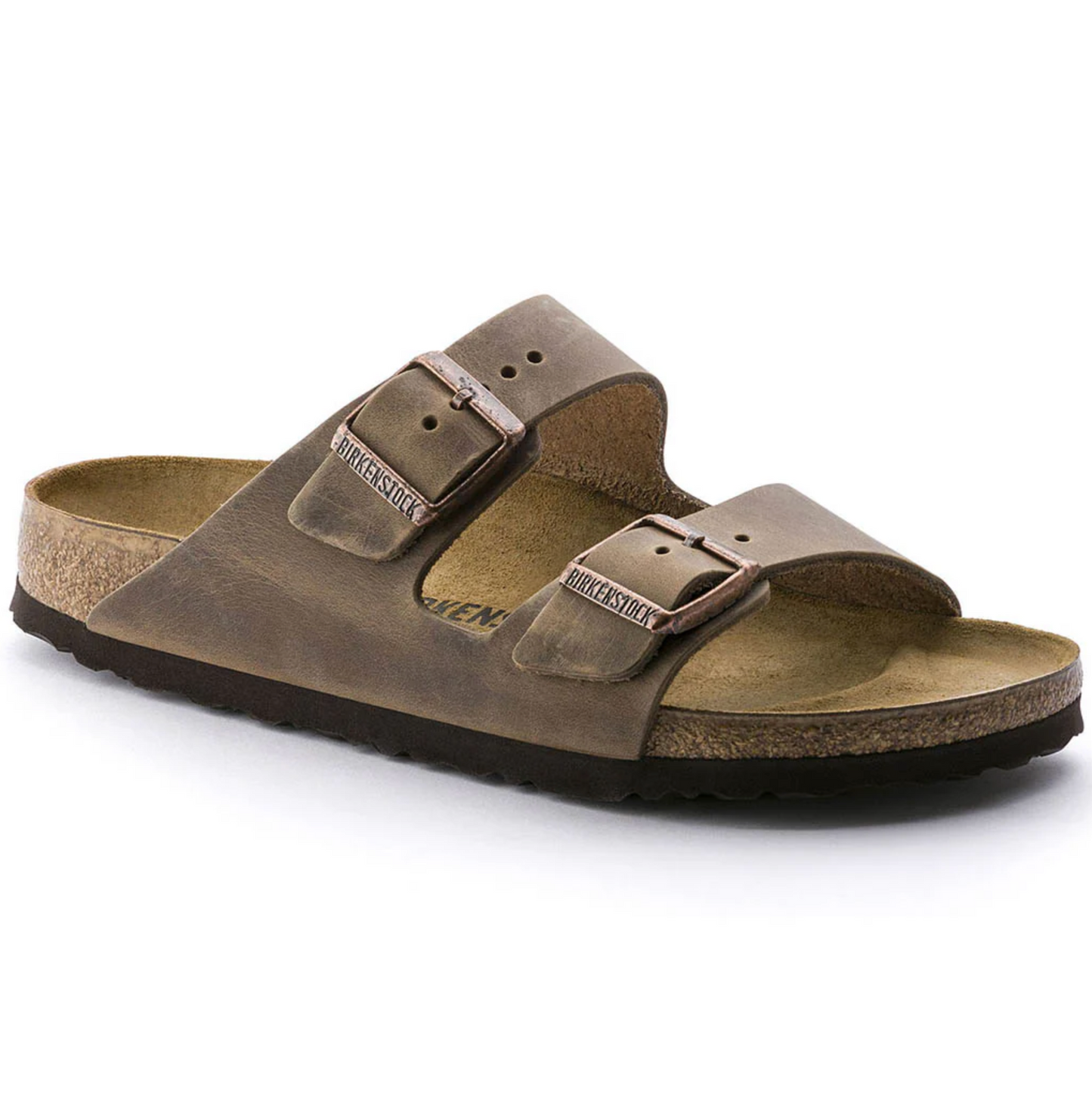 Birkenstock 0352203 Arizona Tobacco Brown Oiled Leather Narrow
