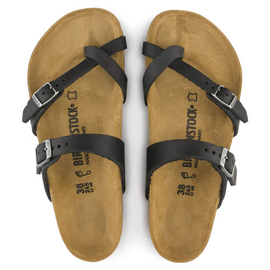 Birkenstock 0171481 Mayari Black Oiled Leather Regular