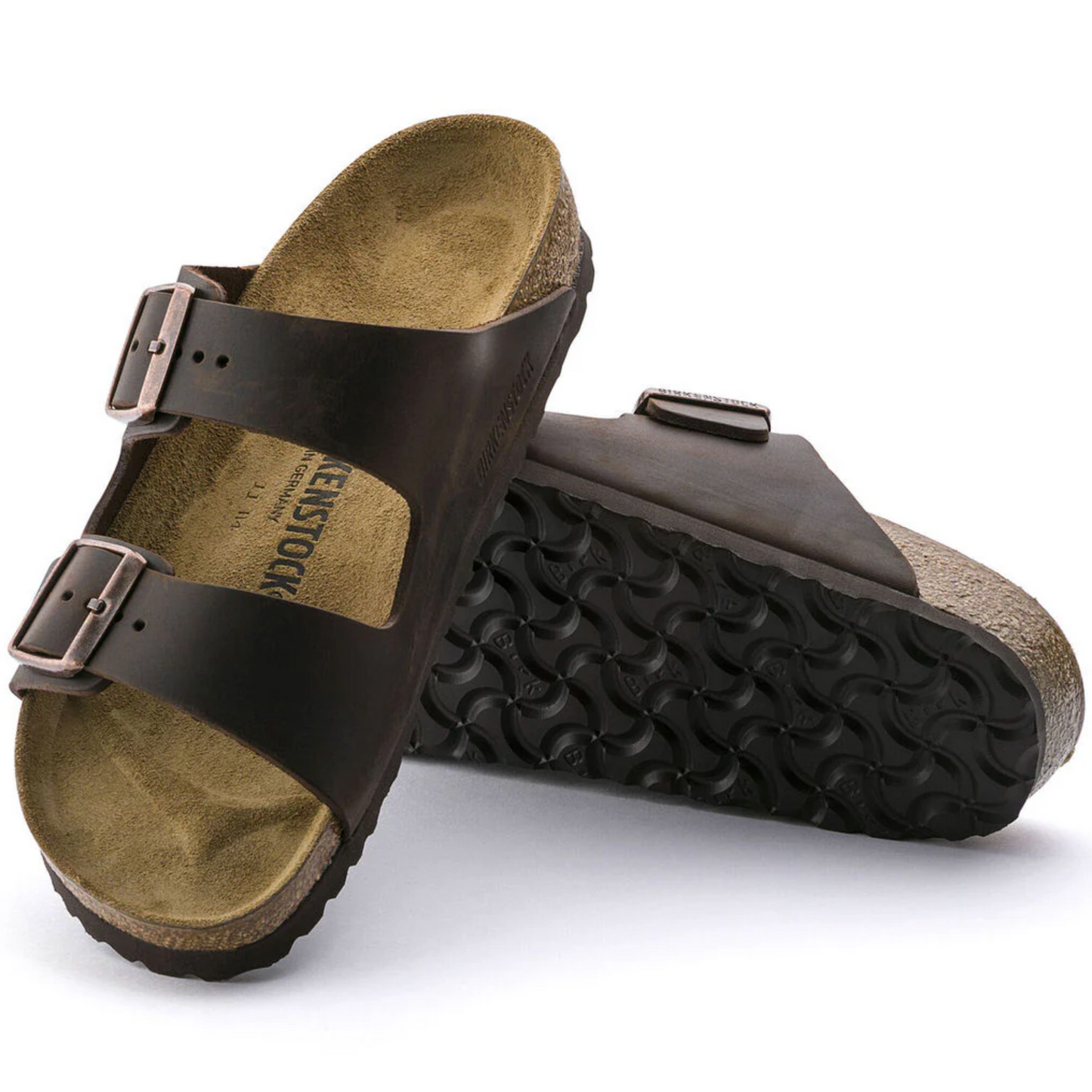 Birkenstock 052533 Arizona Oiled Leather Habana Narrow