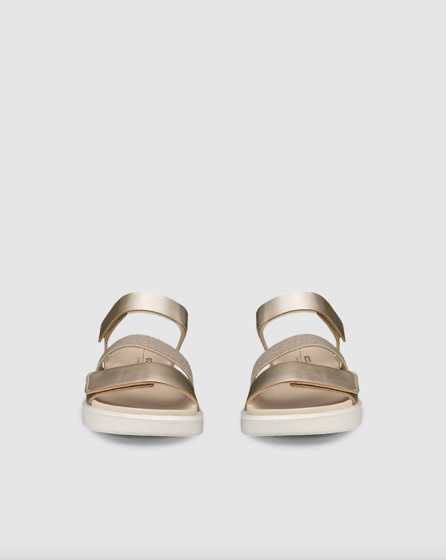 ECCO Flowt W Pure White Gold Women's Sandals